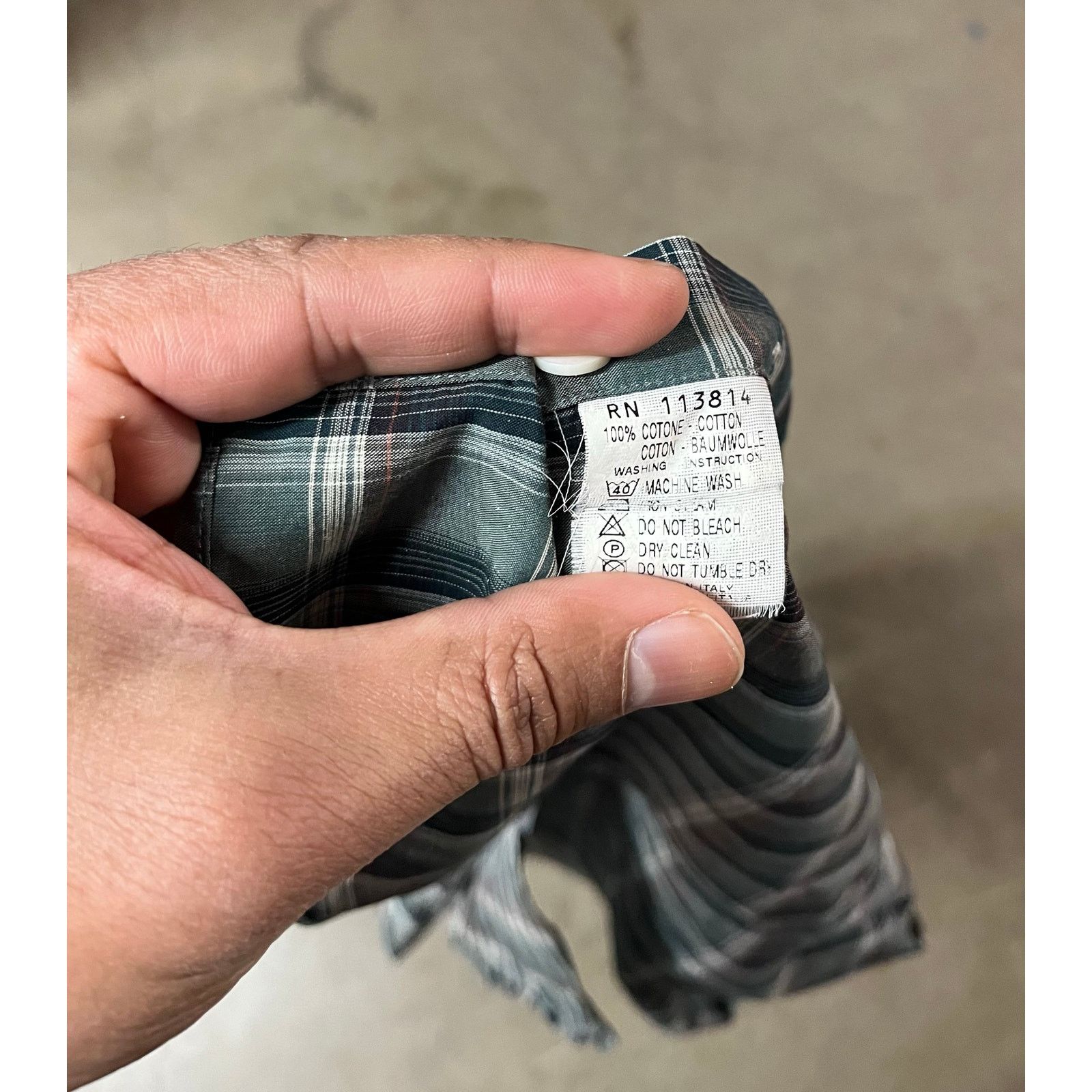 Billy Reid Billy Reid - Standard Cut Plaid Shirt / green / Small Size US S / EU 44-46 / 1 - 5 Thumbnail