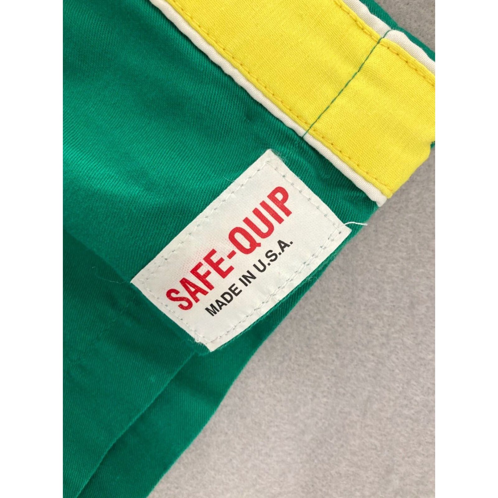 Vintage Vintage Safe Quip Shirt Mens XL Green Yellow Short Sleeve Racing Mechanic 70s Size US XL / EU 56 / 4 - 4 Thumbnail