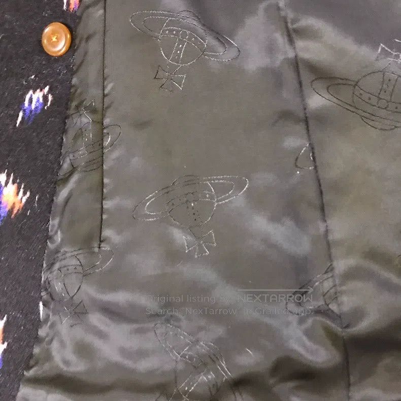 Vivienne Westwood Vivienne Westwood Black Leopard Print Woolen Overcoat Size L / US 10 / IT 46 - 7 Thumbnail