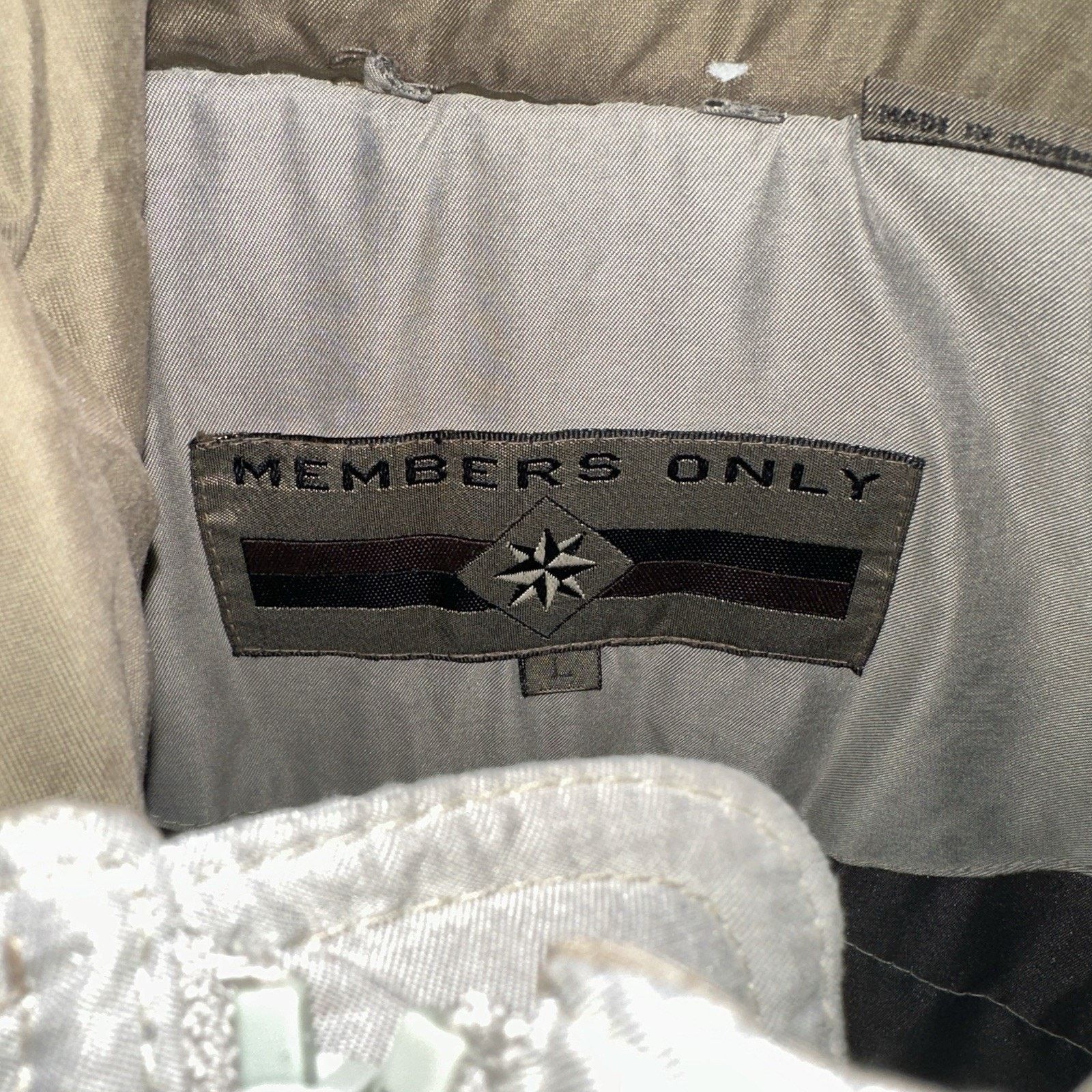 Members Only MEMBERS ONLY Men's Jacket LG Puffer Gray Full Length 90s Size US L / EU 52-54 / 3 - 13 Thumbnail