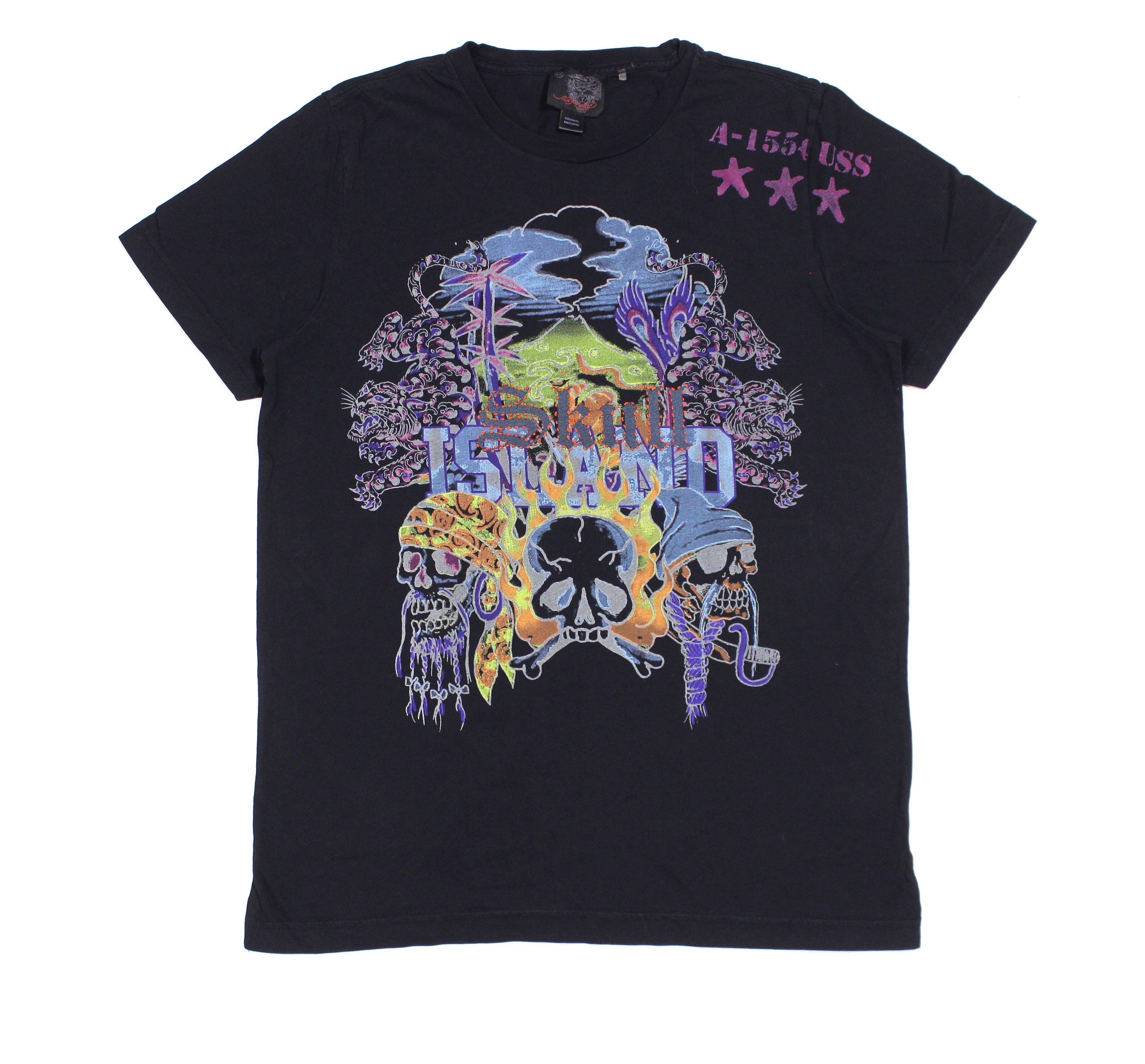 Ed Hardy Skull Big Logo T-Shirt Size US L / EU 52-54 / 3 - 1 Thumbnail