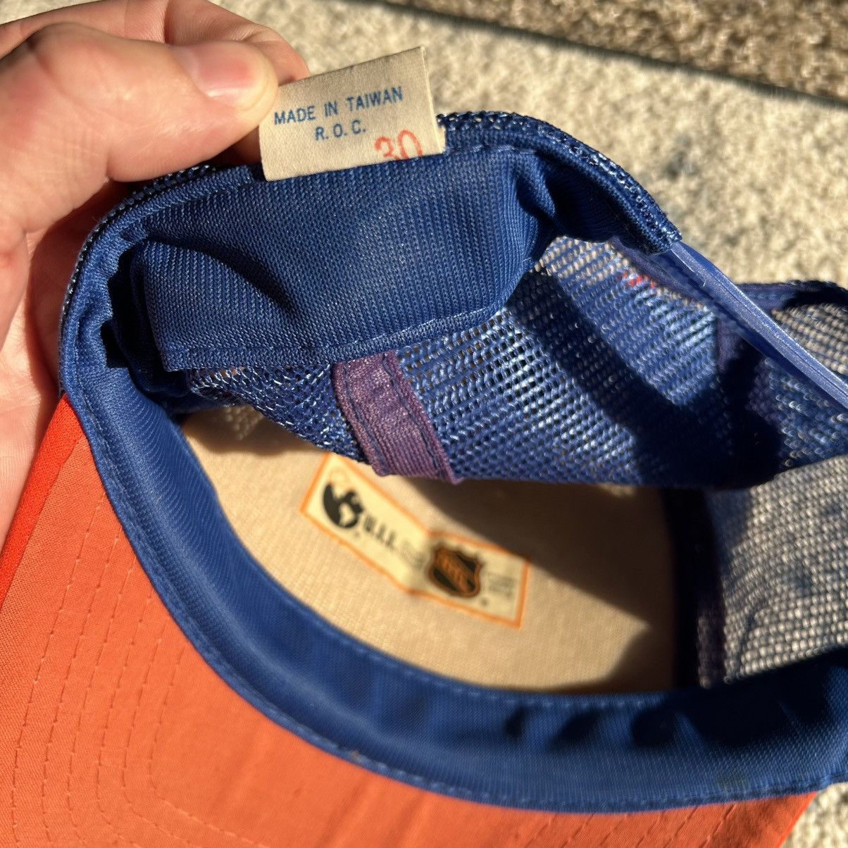 Vintage 1980's U.i.i. NEW YORK iSLANDERS NHL PUFFY MESH TRUCKER CAP Size ONE SIZE - 8 Thumbnail