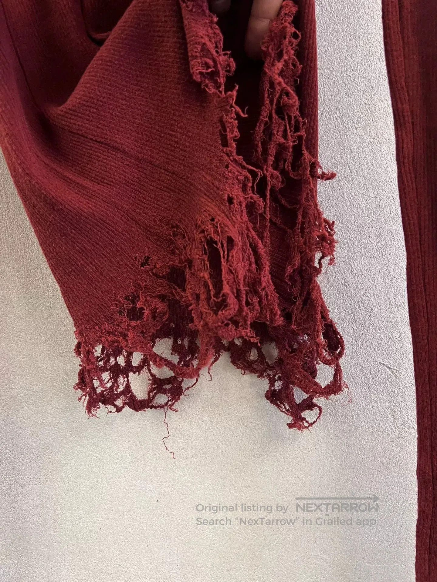 Julius Julius 7 Red Fringe Tank Top. Size XS / US 0-2 / IT 36-38 - 8 Thumbnail