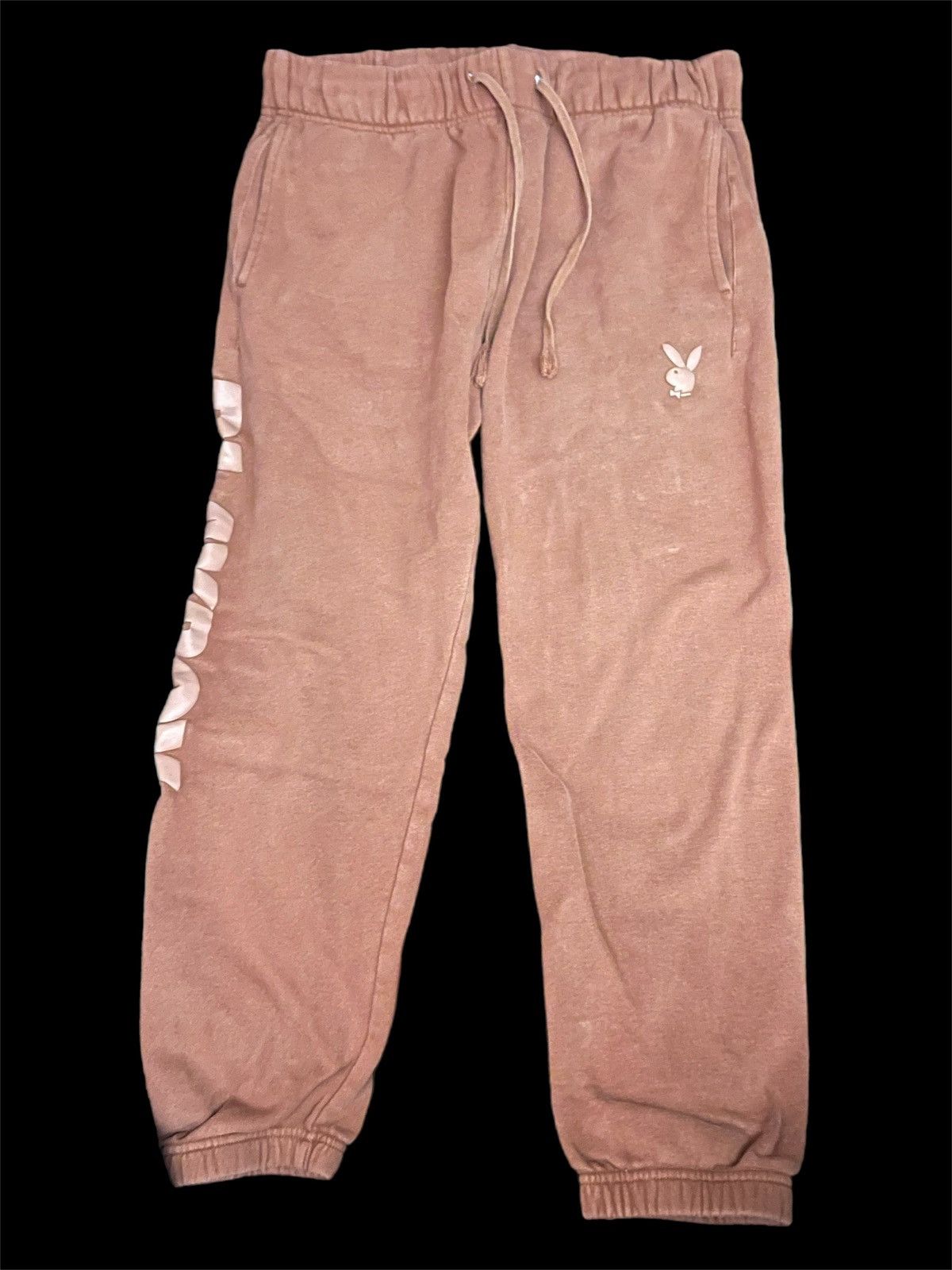 Playboy × Vintage Women’s Brown Playboy Sweatpants Medium Size 30" / US 8 / IT 44 - 1 Thumbnail