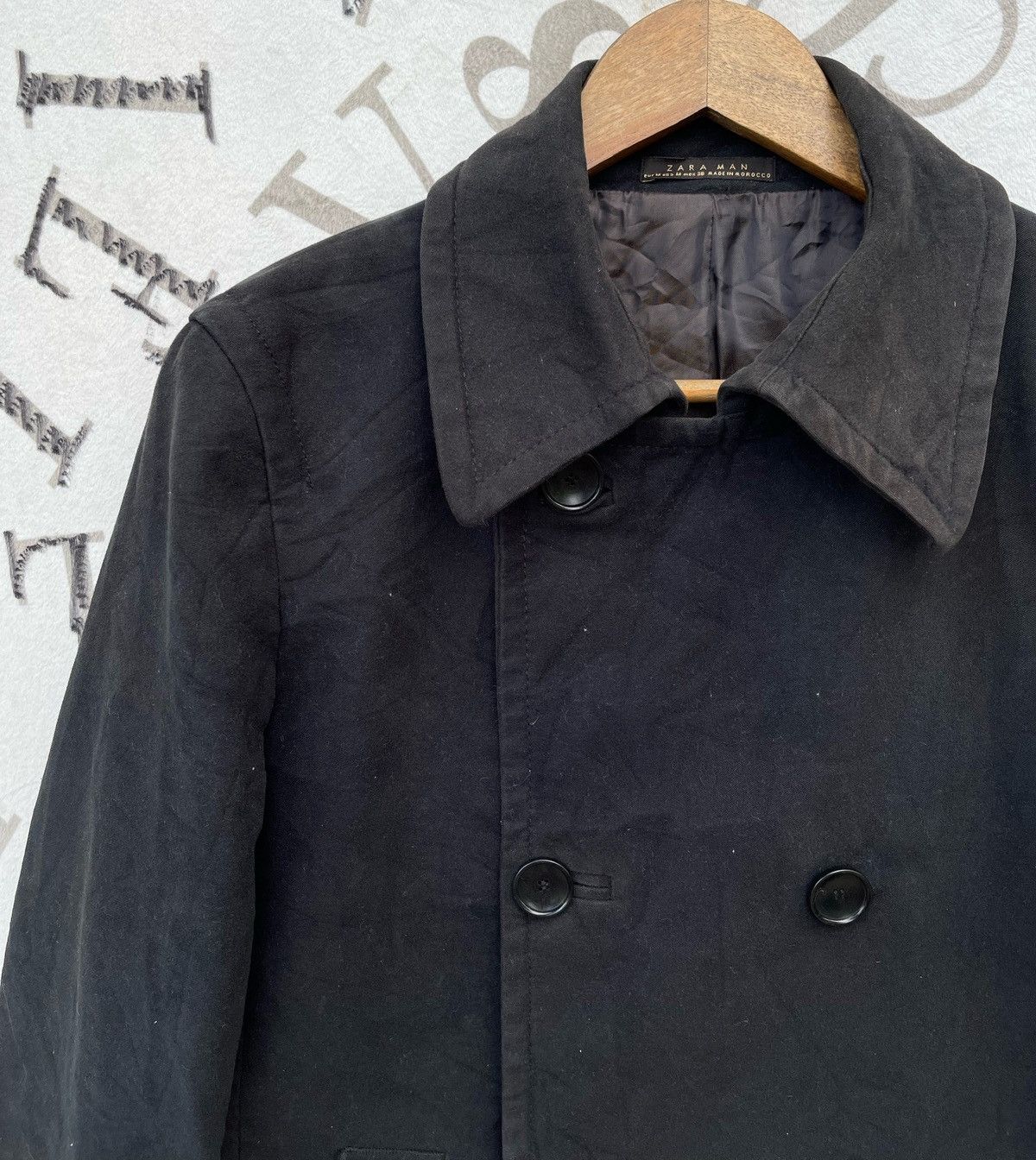 Zara ZARA MAN VELVET DOUBLE BREASTED JACKET Size US M / EU 48-50 / 2 - 5 Thumbnail