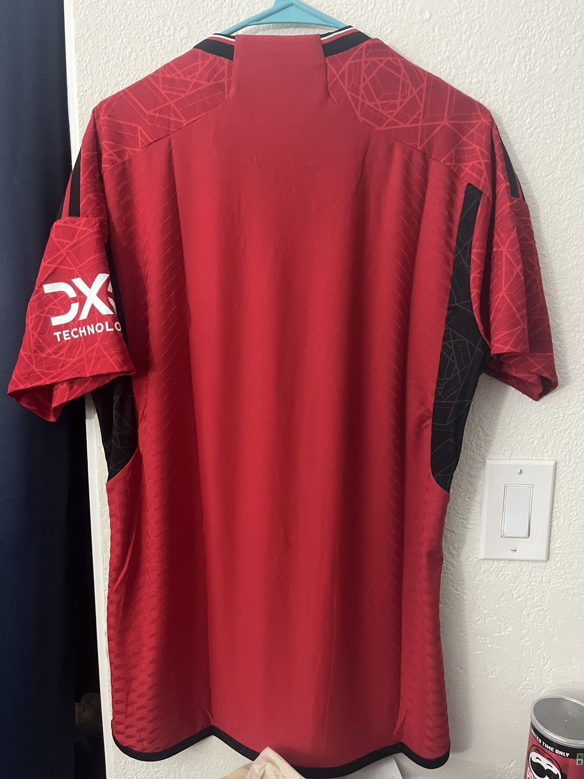 Adidas Adidas Manchester United 23/24 Home Authentic Soccer Jersey Size US L / EU 52-54 / 3 - 7 Thumbnail