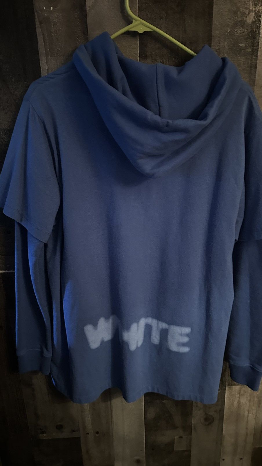 Off-White Off-White Off-White Blurred Off Print T- Shirt Detail Hoodie Size US XXS / EU 40 - 6 Thumbnail