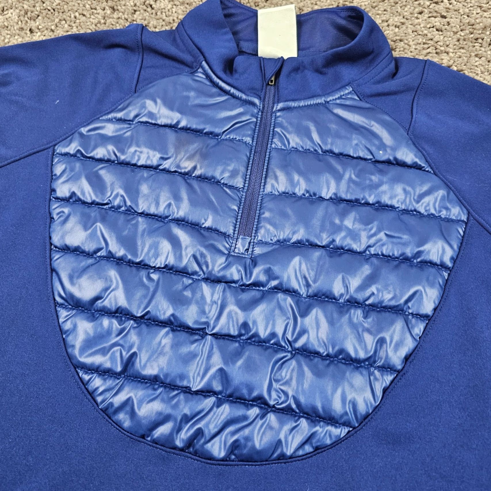 Nike Nike Therma-Fit Soccer Drill Top Womens Medium M Blue Padded Long Sleeve Pullover Activewear Size M / US 6-8 / IT 42-44 - 2 Thumbnail