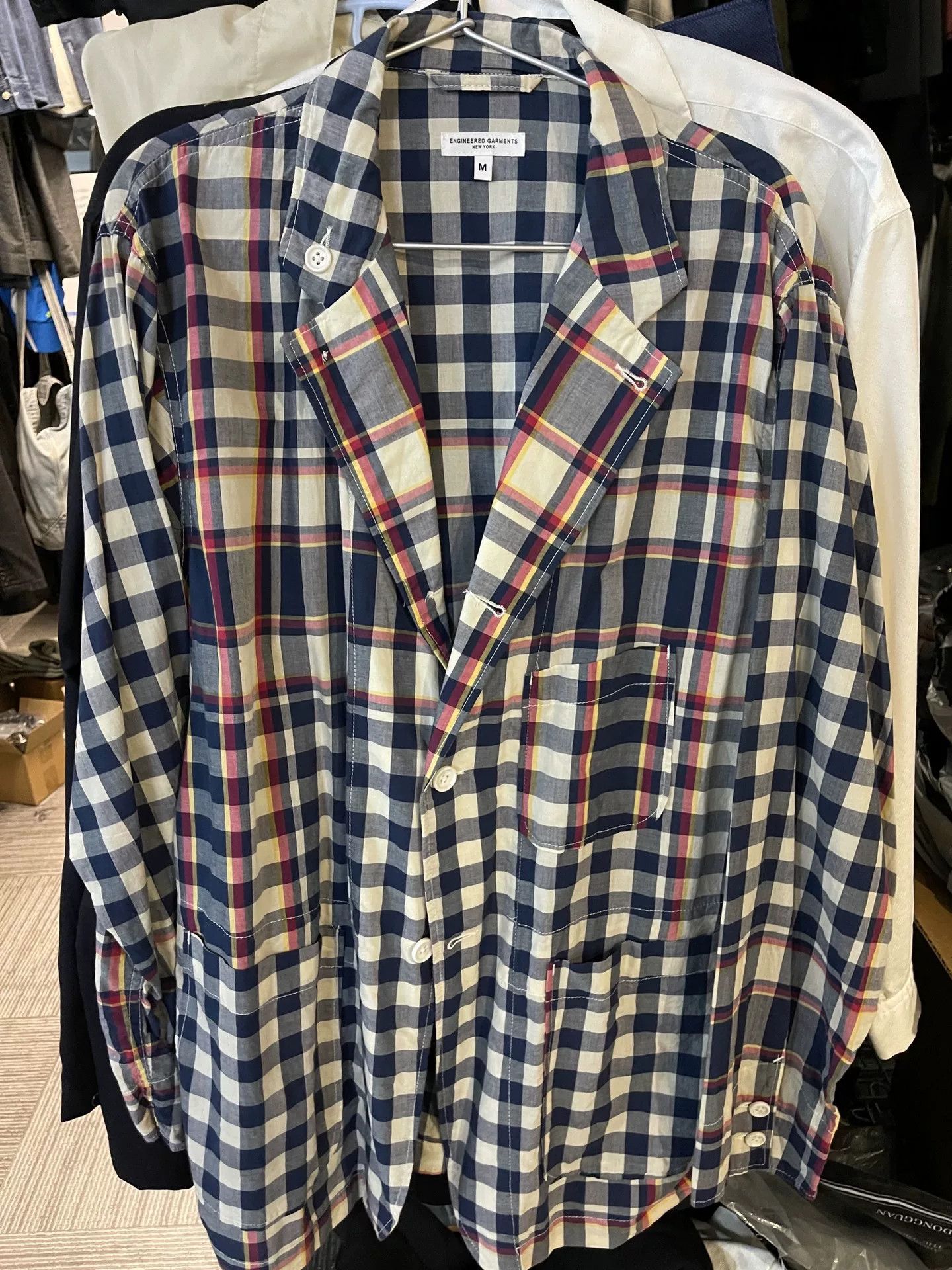 Engineered Garments Engineered Garments Plaid Suit Jacket Size US M / EU 48-50 / 2 - 1 Thumbnail