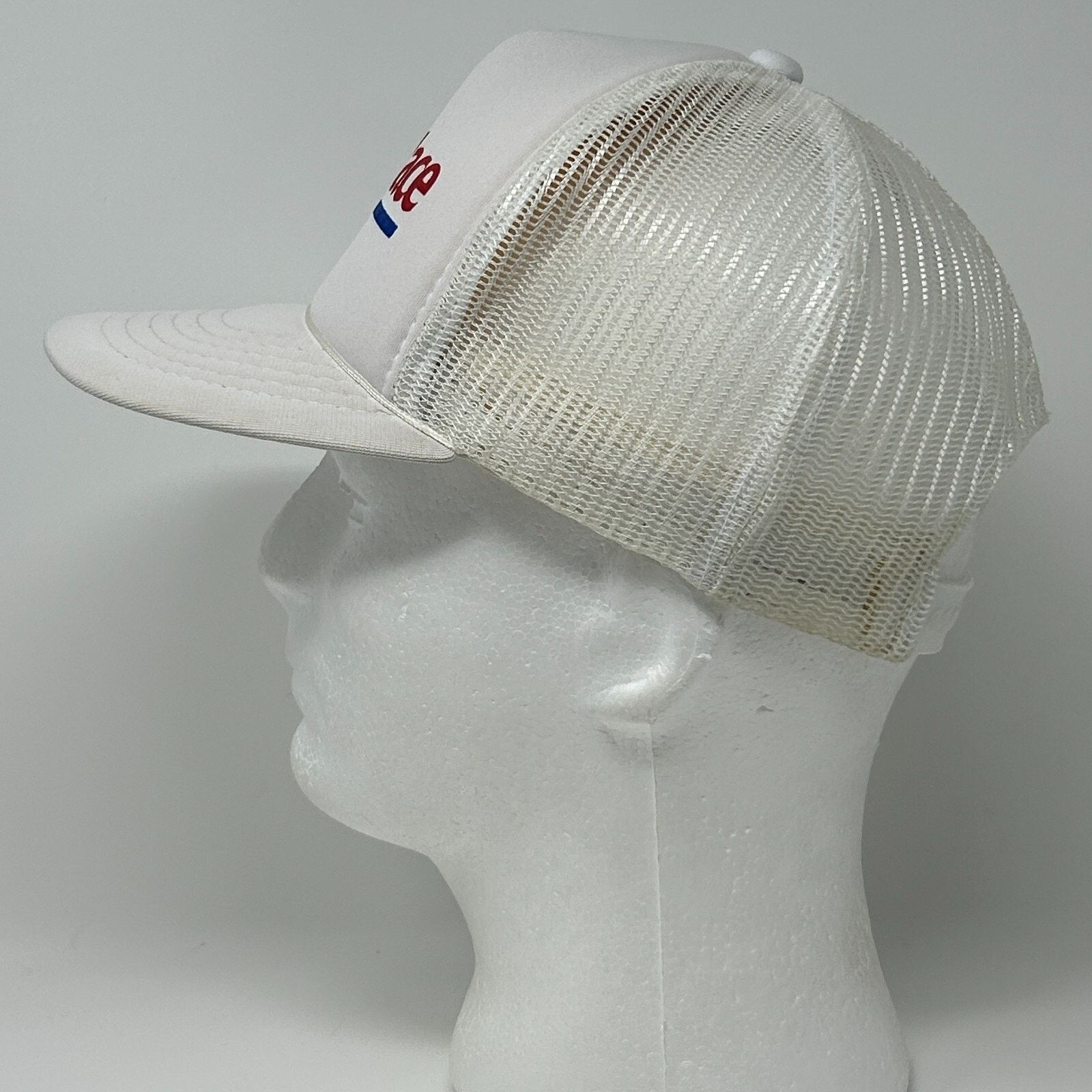 Other Vintage 80s The RX Place Drug Store Trucker Hat Cap White Size ONE SIZE - 6 Thumbnail