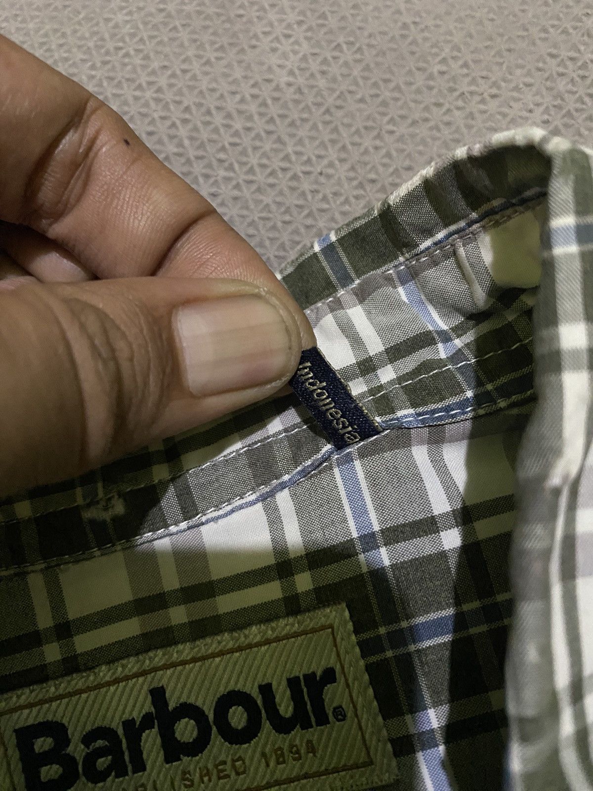Barbour × Japanese Brand Barbour plaid long shirt Size US L / EU 52-54 / 3 - 7 Thumbnail