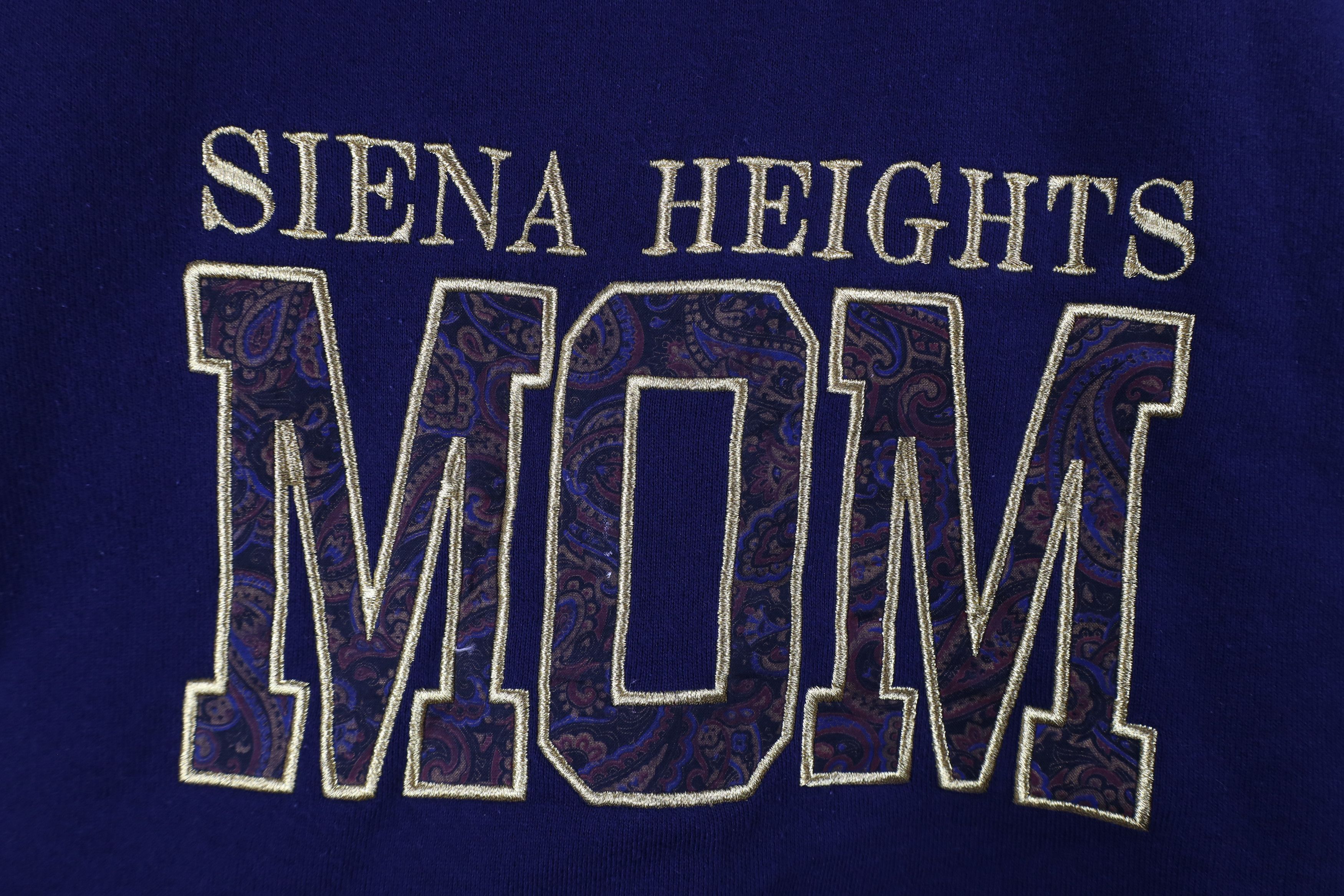 Vintage Vintage 90s Siena Heights University Mom Paisley Sweatshirt Size XL / US 12-14 / IT 48-50 - 4 Thumbnail