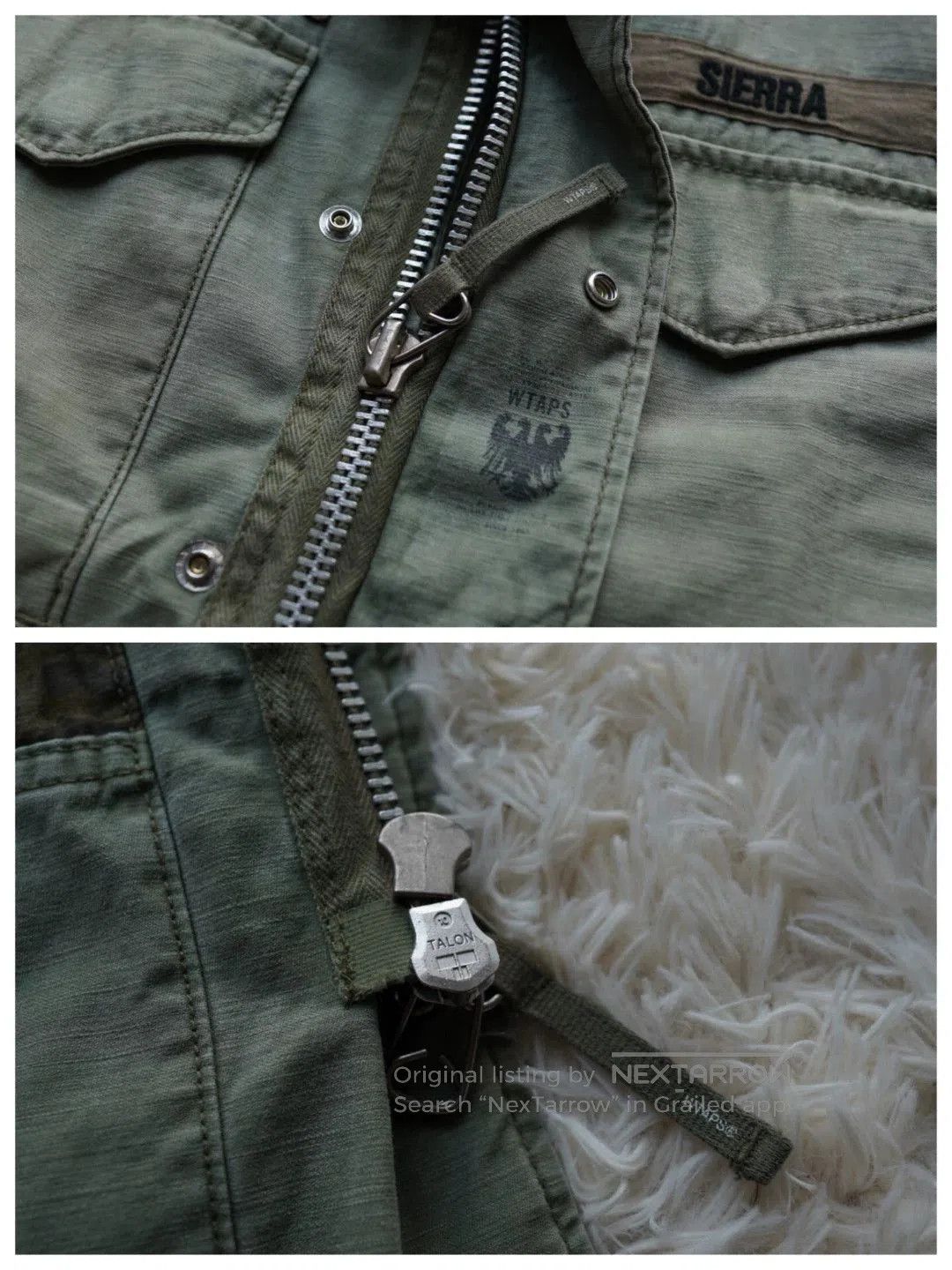 Wtaps Green Utility Jacket with Multiple Pockets - Size S. Size US S / EU 44-46 / 1 - 6 Thumbnail