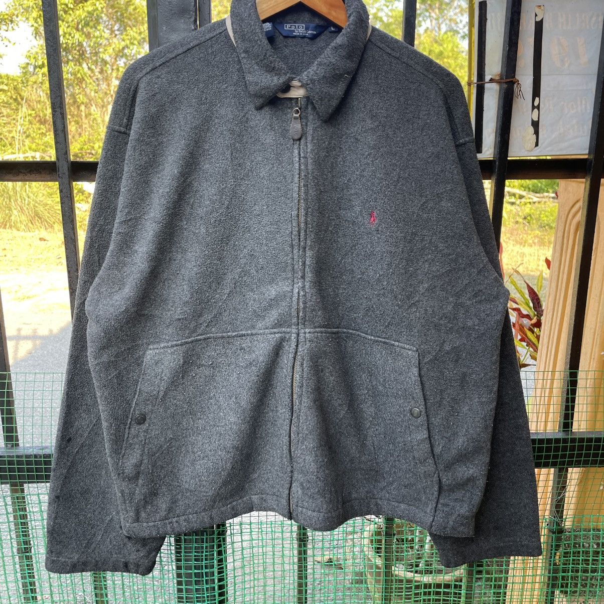Polo Ralph Lauren 🔥Vintage 90s Polo Ralph Lauren Full Zipper Fleece Jacket Size US L / EU 52-54 / 3 - 5 Thumbnail