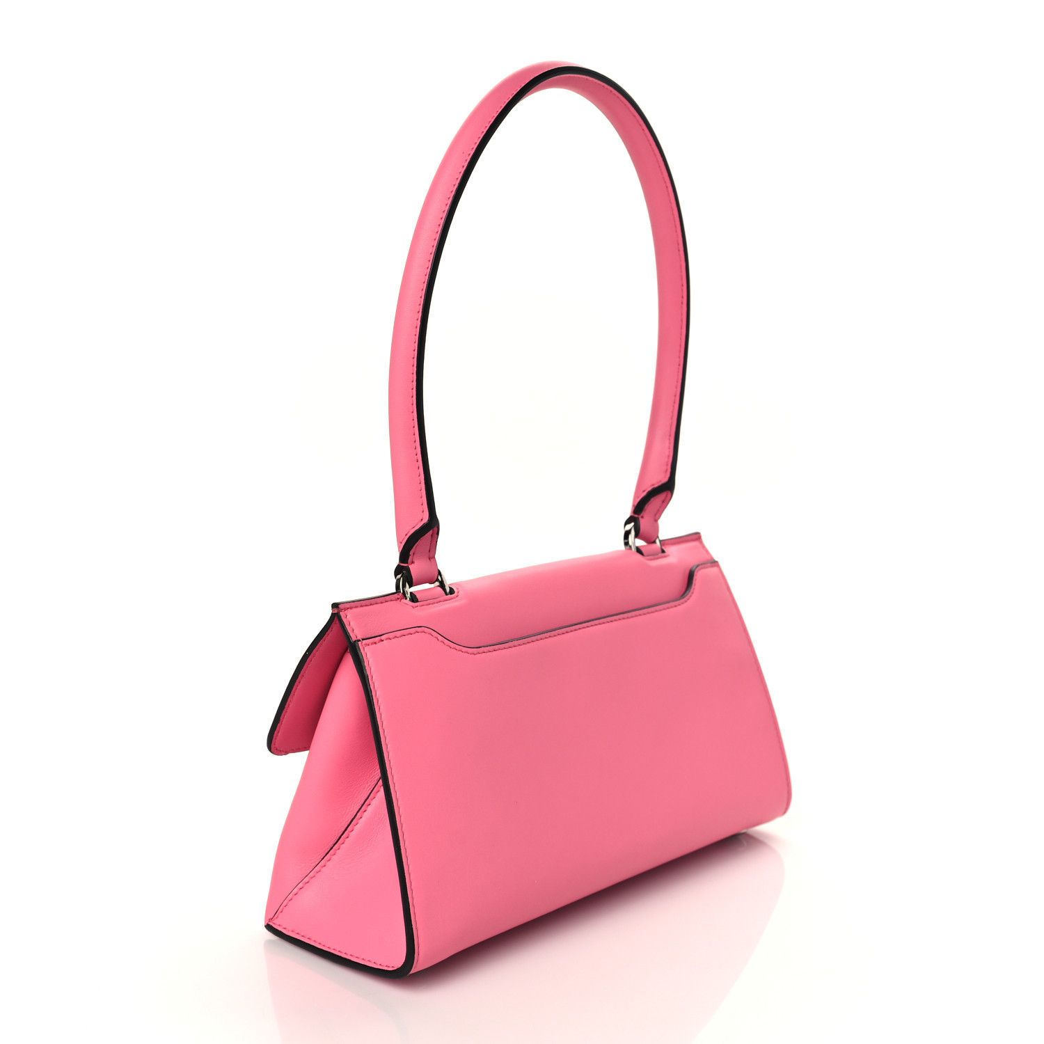 Salvatore Ferragamo o1s1rm0824 Size: OS / Calfskin Trifolio Shoulder Bag in Pink Size ONE SIZE - 3 Thumbnail