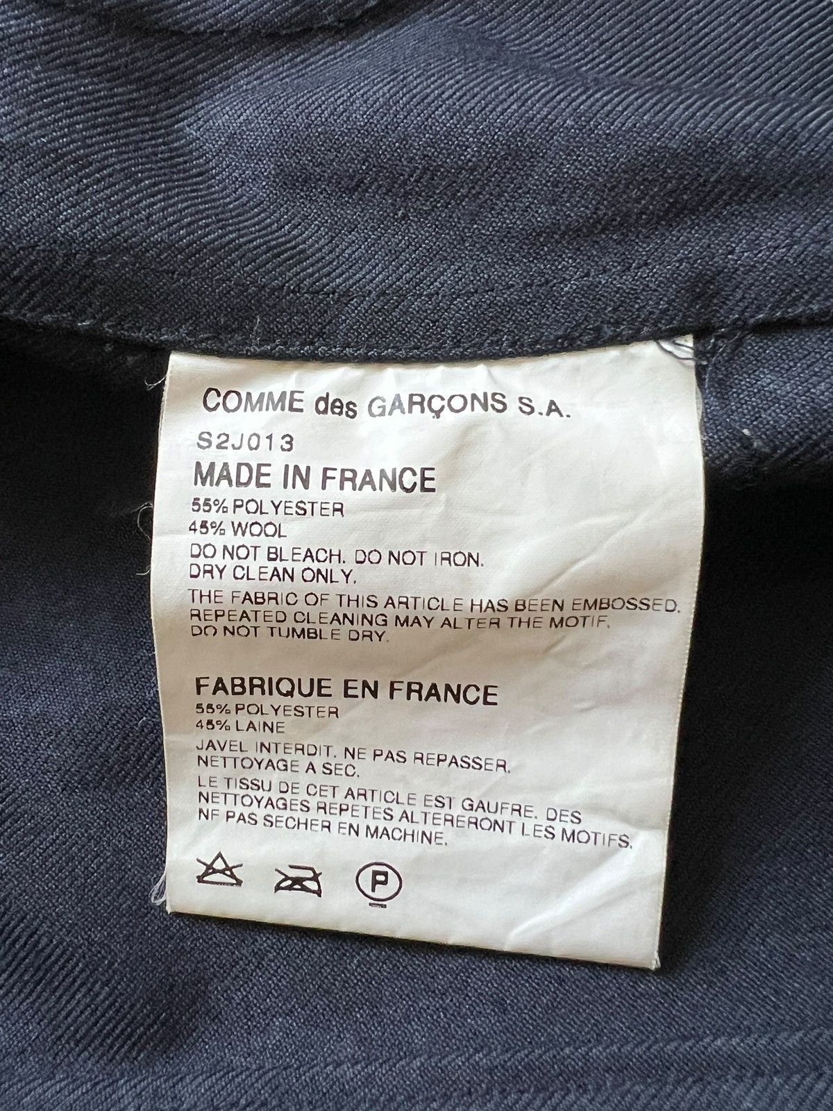 Comme des Garcons Comme des Garcons Floral Motif Buttonless Blazer Jacket Size S / US 4 / IT 40 - 11 Thumbnail