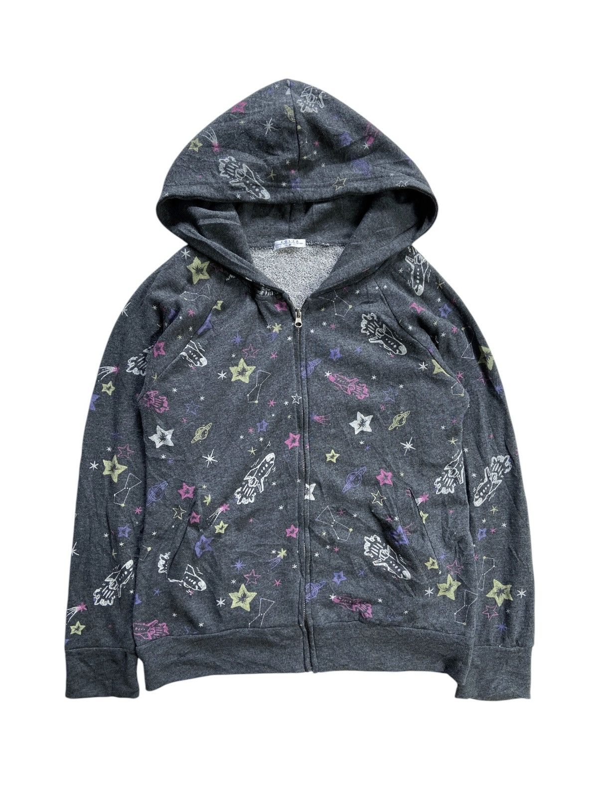 JAPANESE C.O.L.Z.A OUTER SPACE ZIP HOODIE