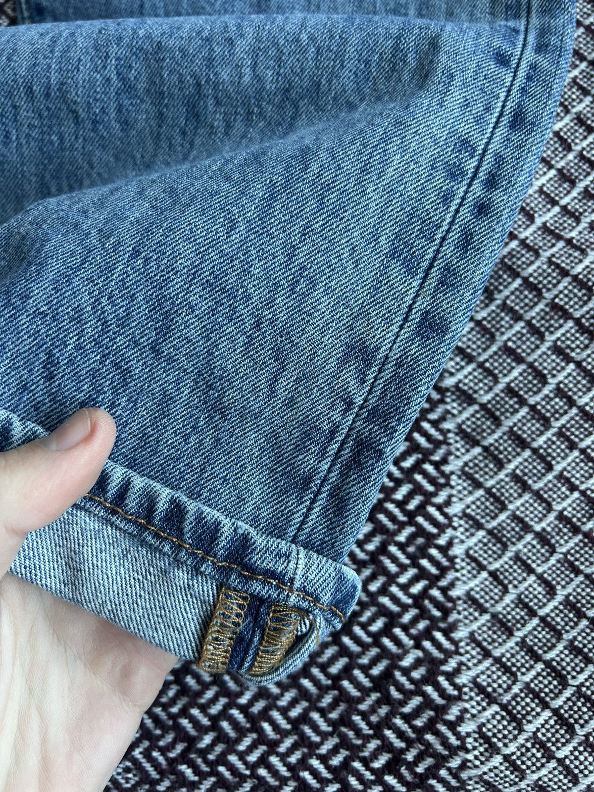 Levi's Vintage Levis 501 Solid Denim Jeans Faded Size W34 Baggy Fit Size US 34 / EU 50 - 11 Thumbnail