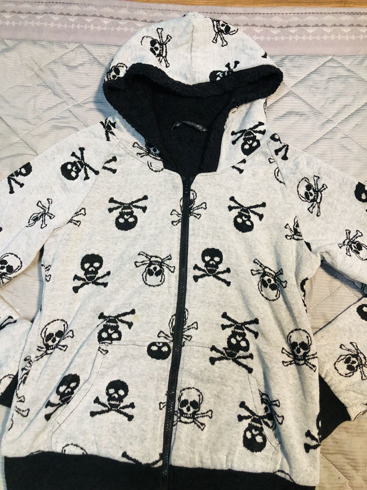 Japanese Brand Crazy Angel Skull Hoodies (25) Size US L / EU 52-54 / 3 - 3 Thumbnail