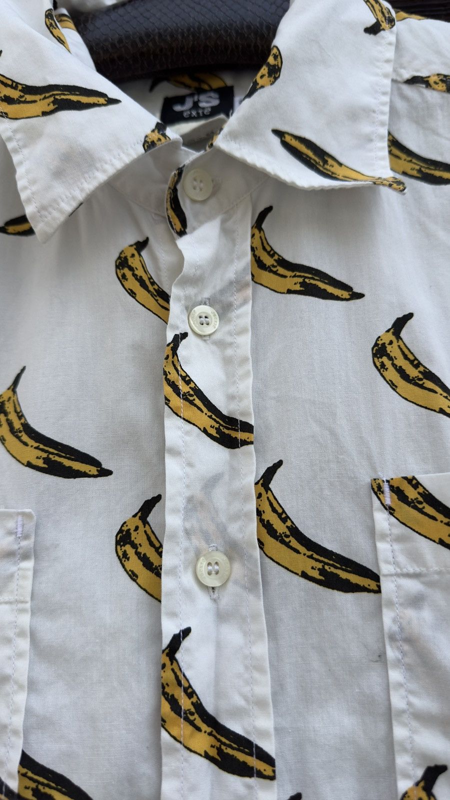 Other 90s J'S Extē Ittierre All-Over Banana Pop Art Print Shirt Size US L / EU 52-54 / 3 - 7 Thumbnail