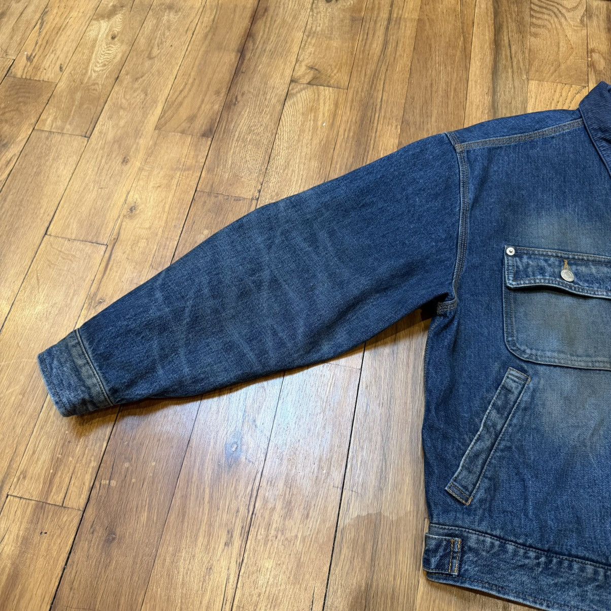 Supreme Supreme Distressed Selvedge Trucker Jacket (FW25) Size US S / EU 44-46 / 1 - 4 Thumbnail