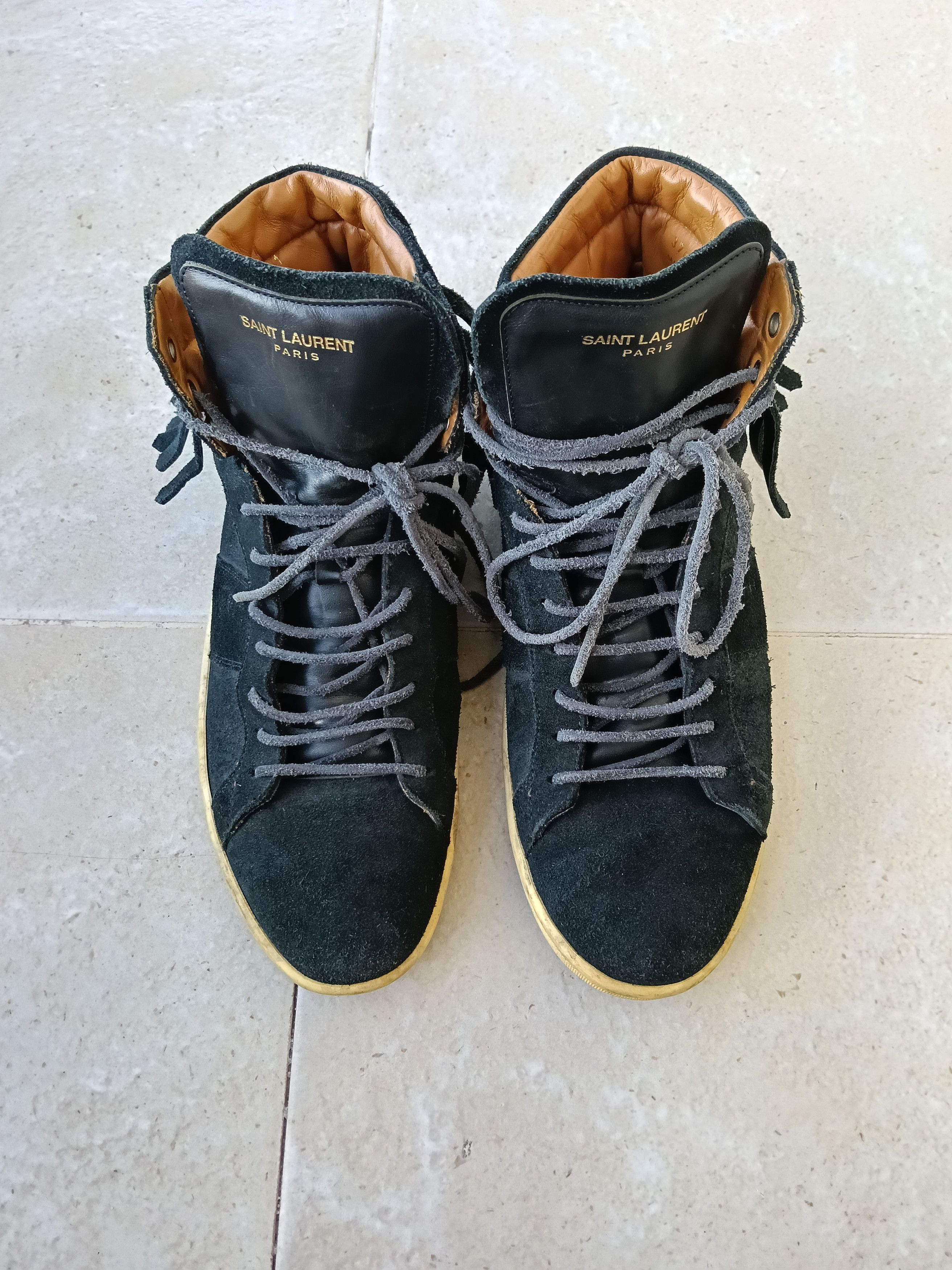 Men's Saint Laurent High Top Sneakers | Grailed