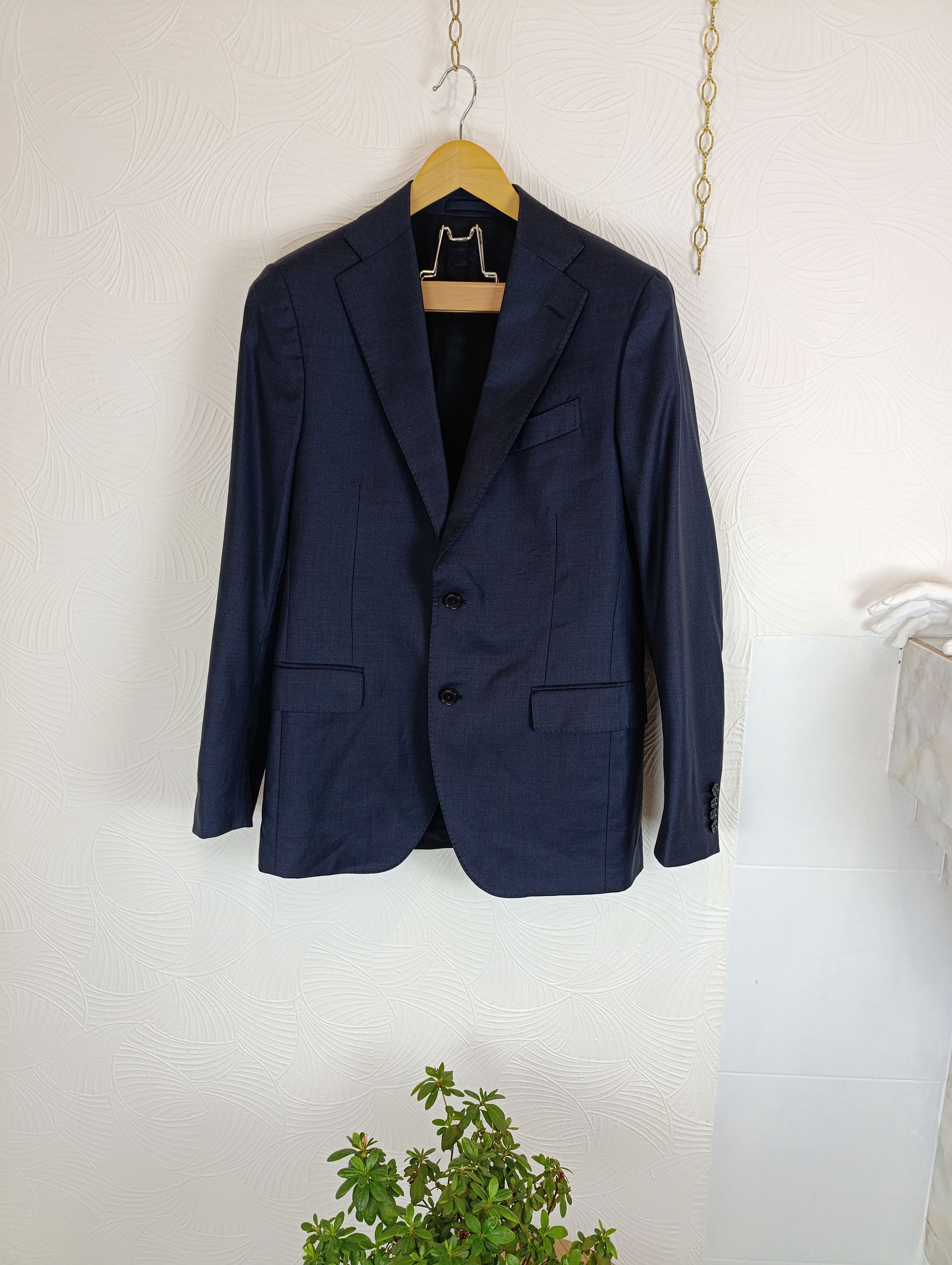 LARDINI ITALIAN SUIT ING LORO PIANA RAIN SYSTEM ZELANDER