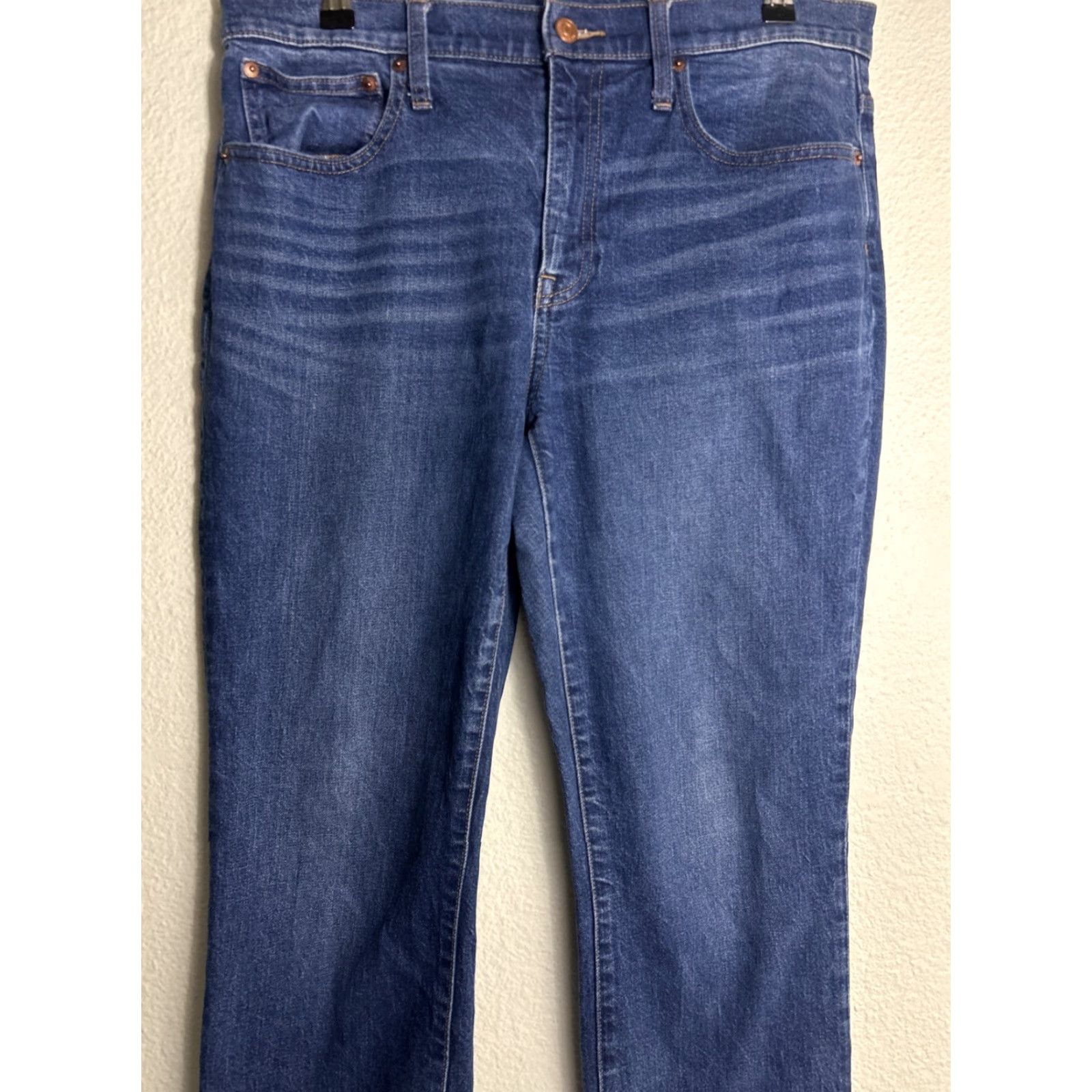 J.Crew J. Crew Jeans Slim Boyfriend Denim Stretch Womens Blue 30x28 Distressed AT848 Size 30" / US 8 / IT 44 - 3 Thumbnail