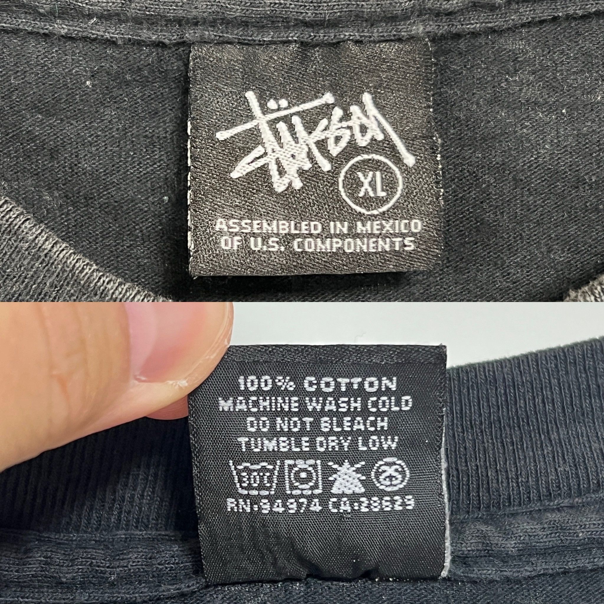 Stussy STUSSY x UNDEFEATED Skull Crossbones Cement T-Shirt | Grailed