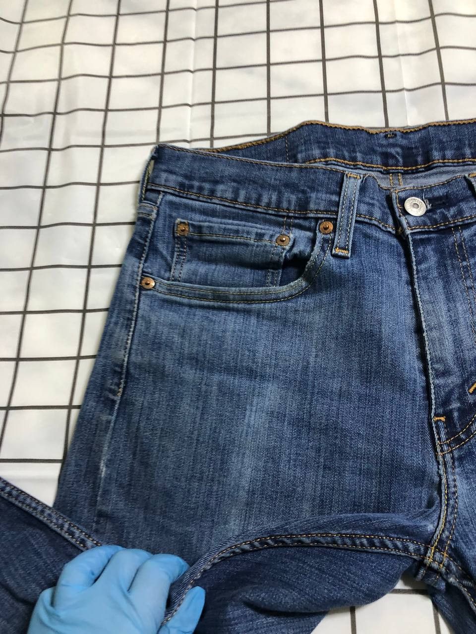 Levi's Levis Mens 502 Straight Jeans Blue Medium Wash Denim Size US 31 - 8 Thumbnail