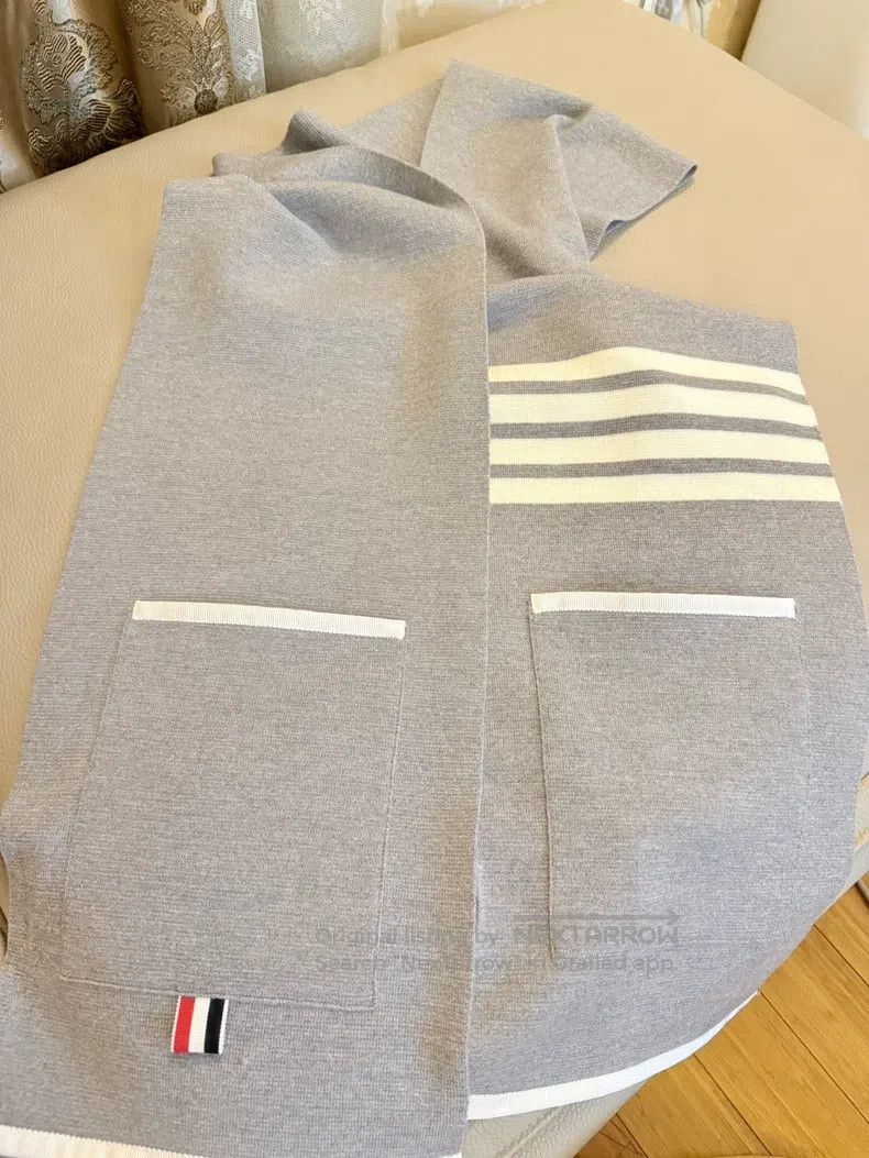 Other Thom Browne Grey scarf Size ONE SIZE - 2 Thumbnail