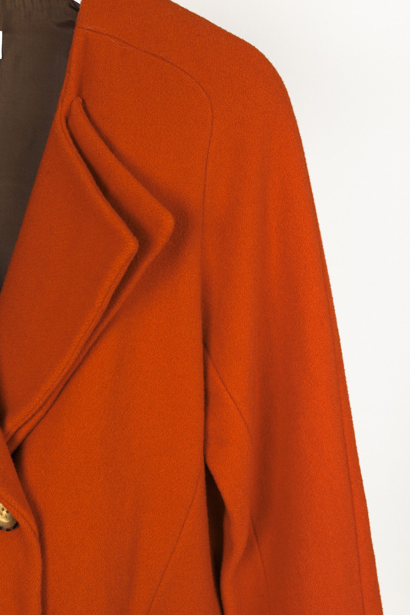 Dries Van Noten Dries Van Noten Orange Wool Oversized Double Breasted Jacket Size M / US 6-8 / IT 42-44 - 5 Thumbnail