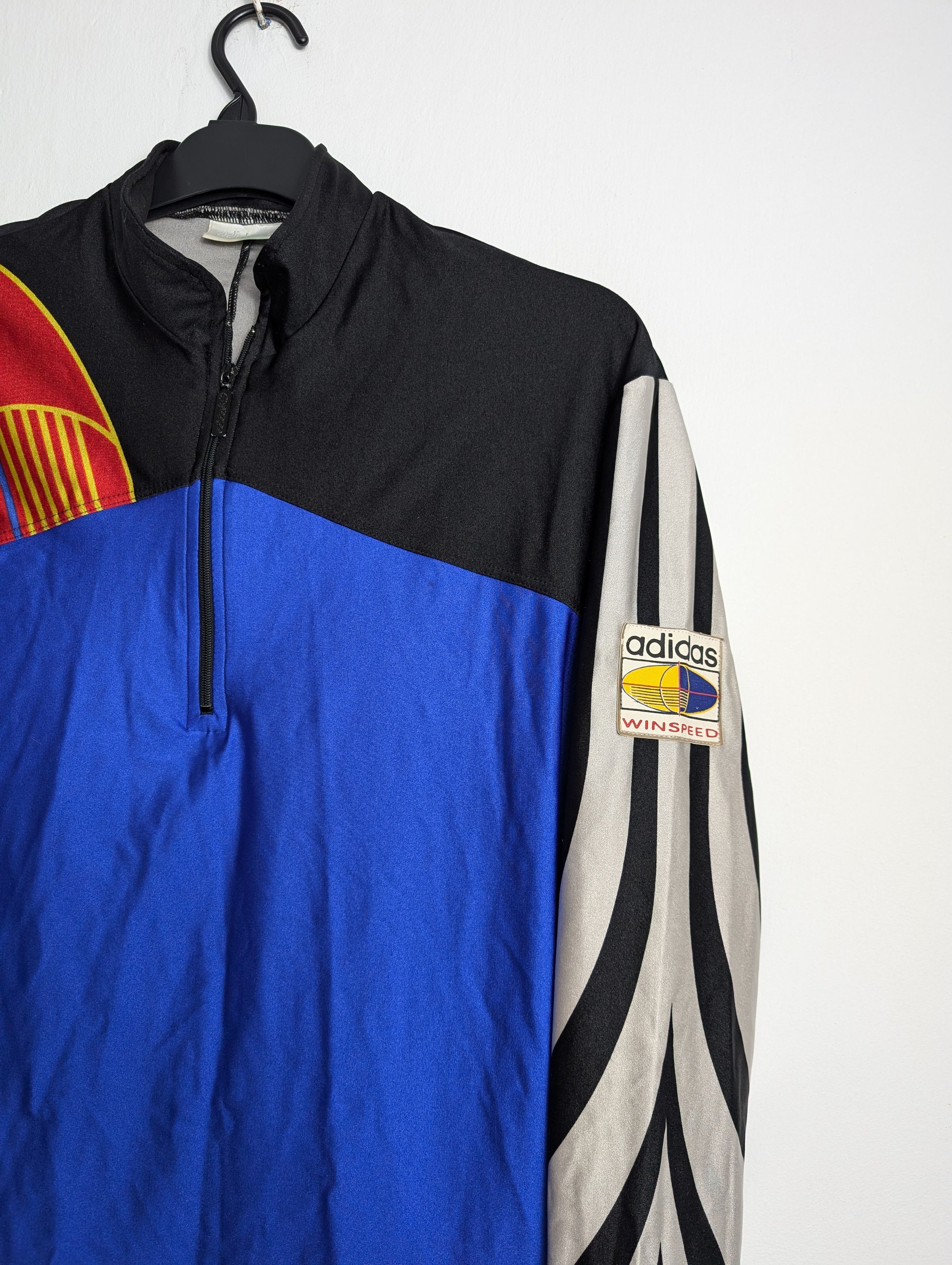 Adidas Vintage Adidas Winspeed Jersey Jacket 90s Y2K Size US L / EU 52-54 / 3 - 3 Thumbnail