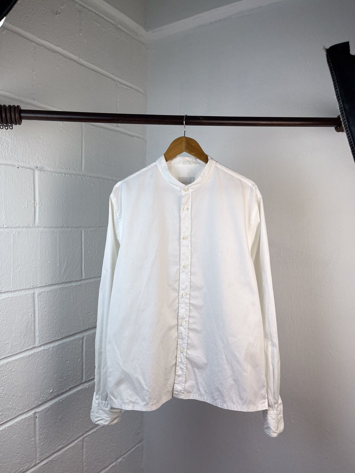 Prada Early 2000 Prada White Plaid Shirt Size US L / EU 52-54 / 3 - 6 Thumbnail