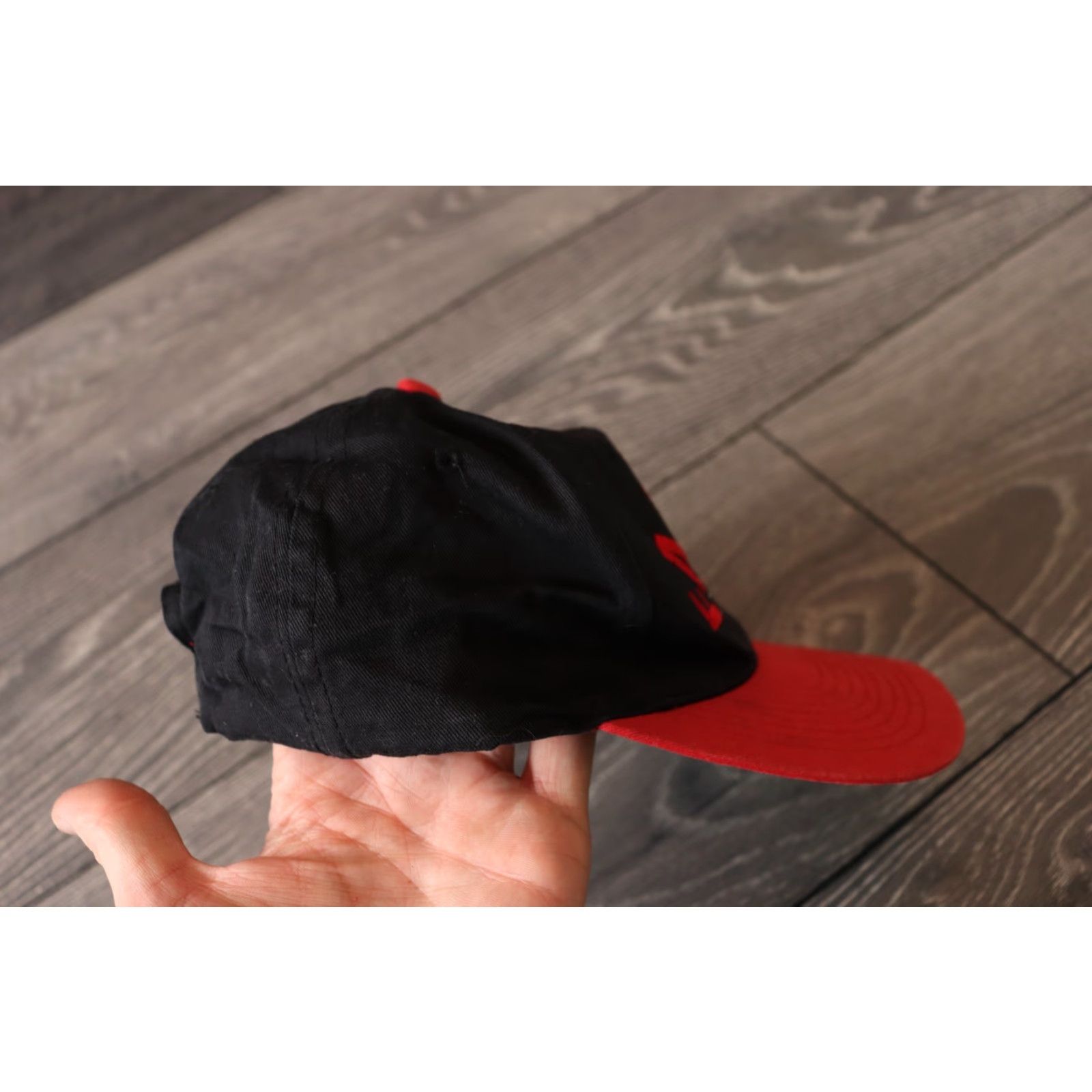 NFL VINTAGE NFL ATLANTA FALCONS RED BLACK SNAPBACK HAT CAP 90'S ONE SIZE FITS ALL Size ONE SIZE - 5 Thumbnail