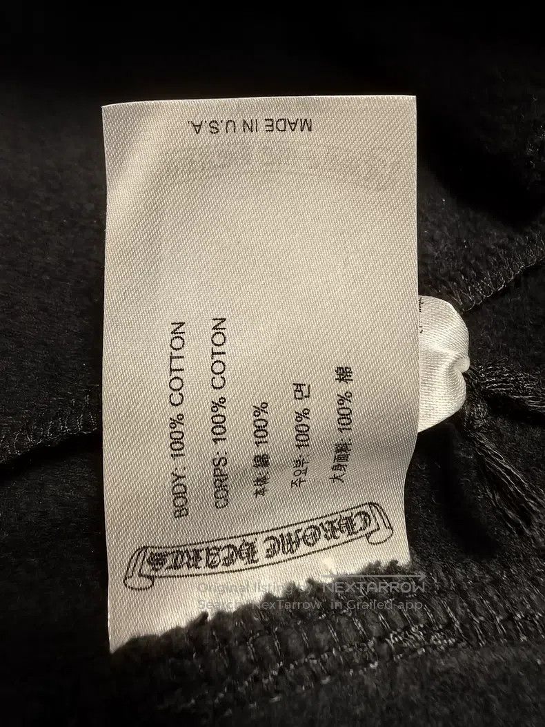Chrome Hearts CHROME HEARTS Size L Solid color cotton Sanskrit letter kni Size US 32 / EU 48 - 4 Thumbnail