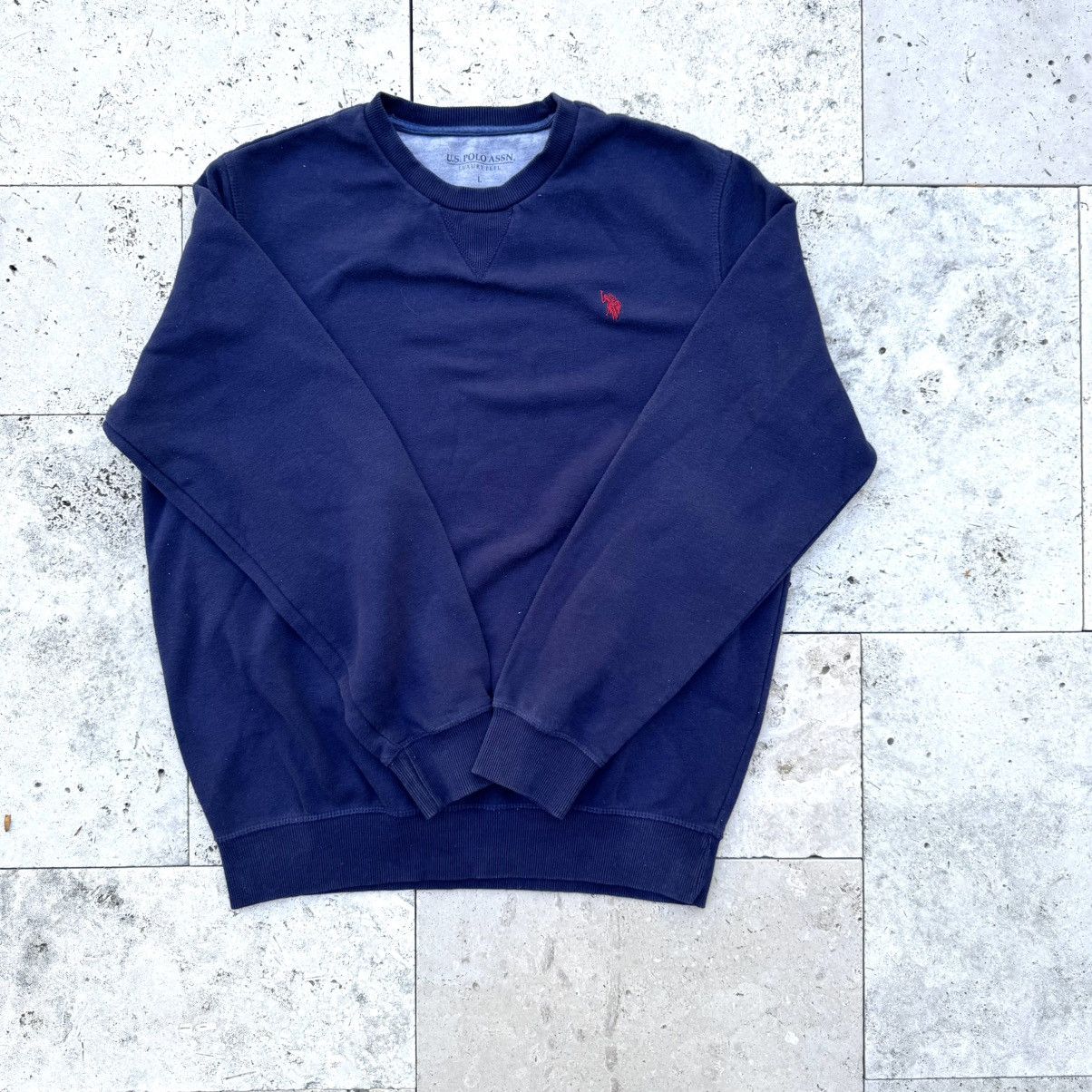 U.S. Polo Assn. Size M- Navy blue Polo pullover Size US L / EU 52-54 / 3 - 3 Thumbnail