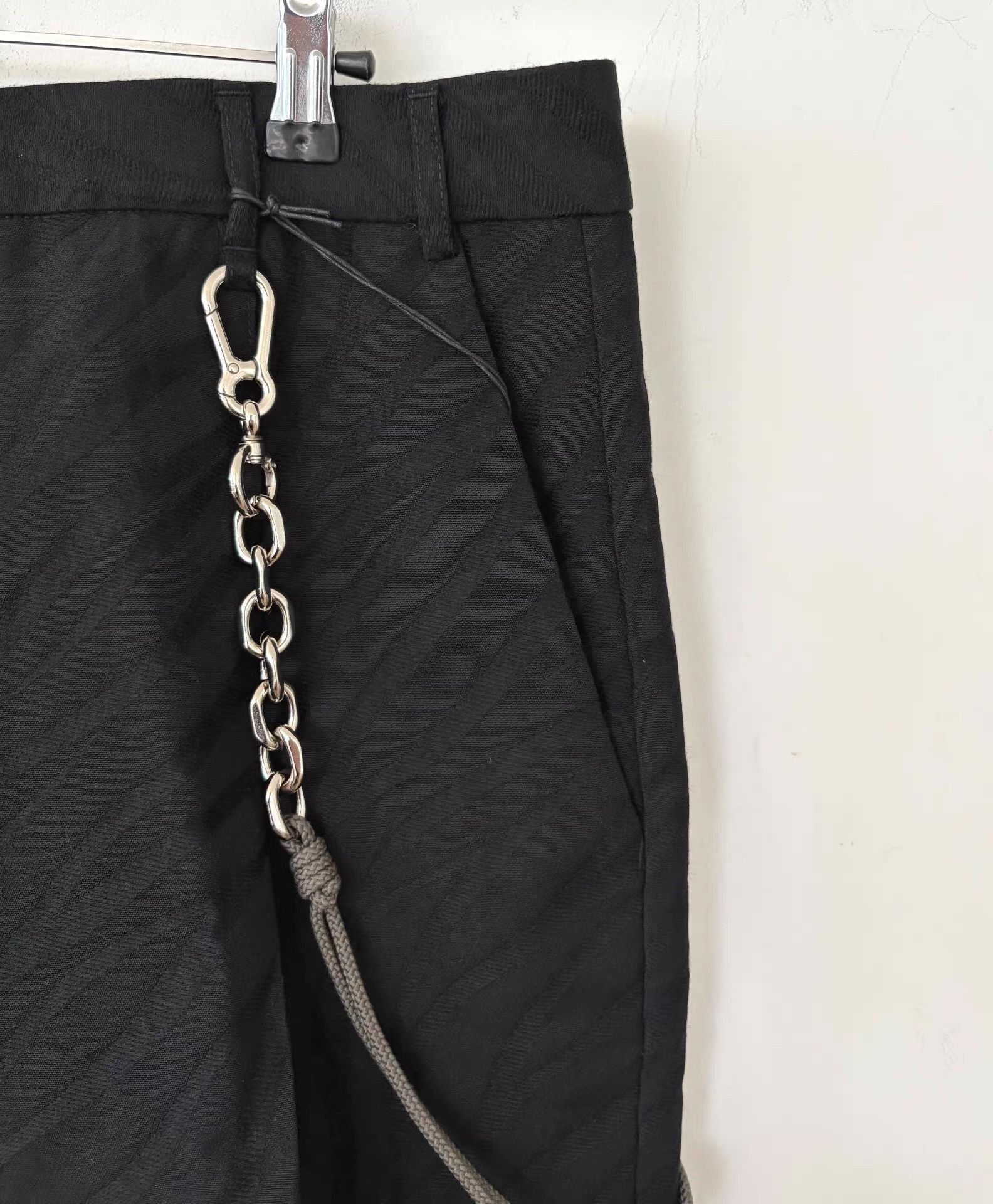 Song For The Mute Song for the Mute 22.2 Zebra-Print Chain Trousers。Ｑ21 Size US 36 / EU 52 - 3 Thumbnail