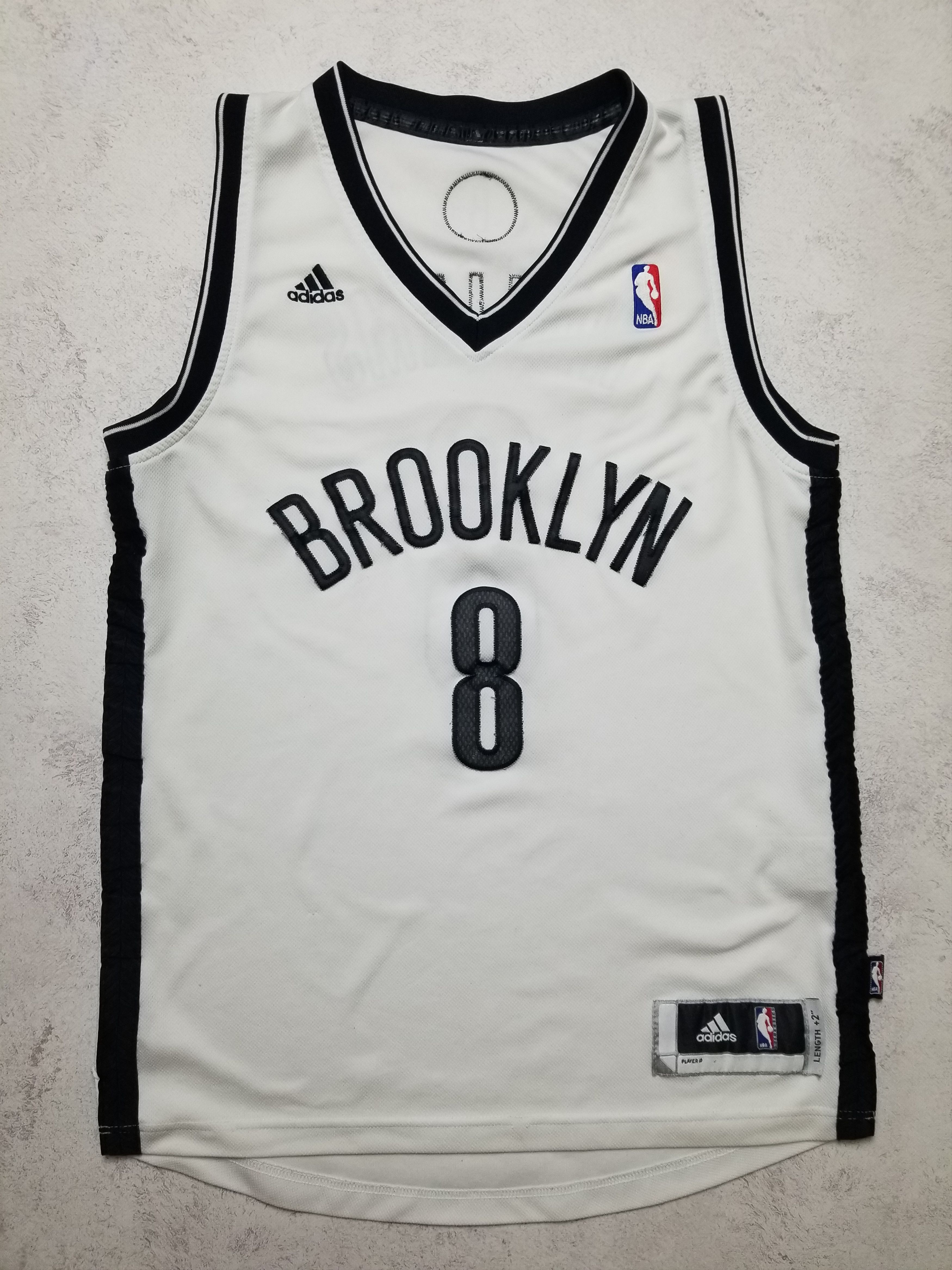 Adidas Brooklyn Nets Deron Williams #8 Basketball Stitched Jersey Size US S / EU 44-46 / 1 - 1 Thumbnail