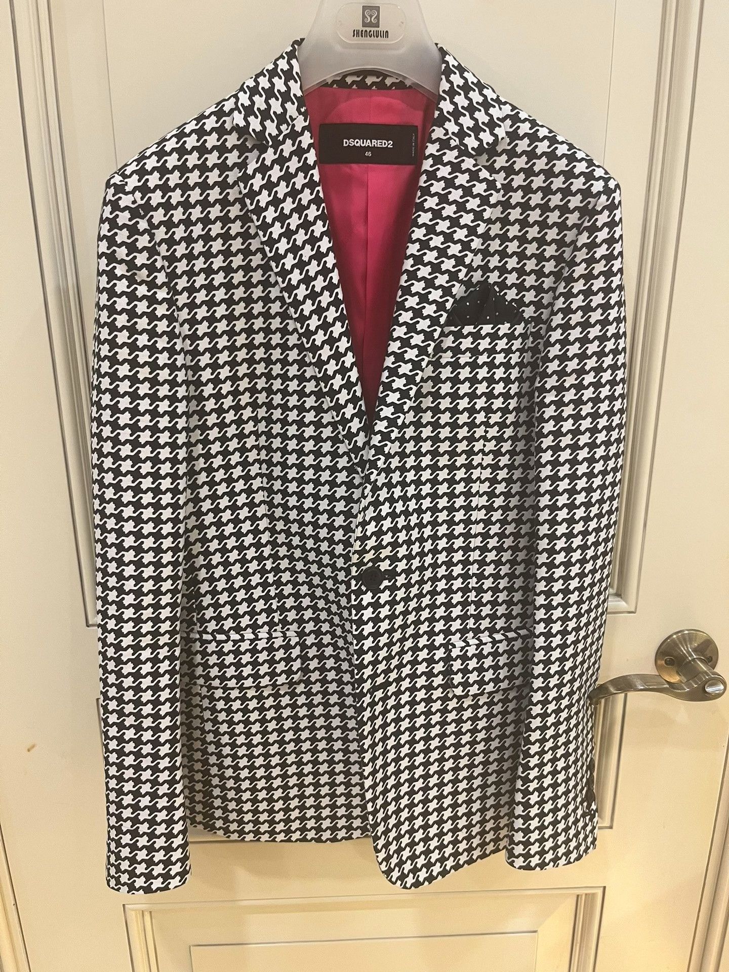 Dsquared2 Dsquared2 Classic Houndstooth Suit Size US S / EU 44-46 / 1 - 1 Thumbnail