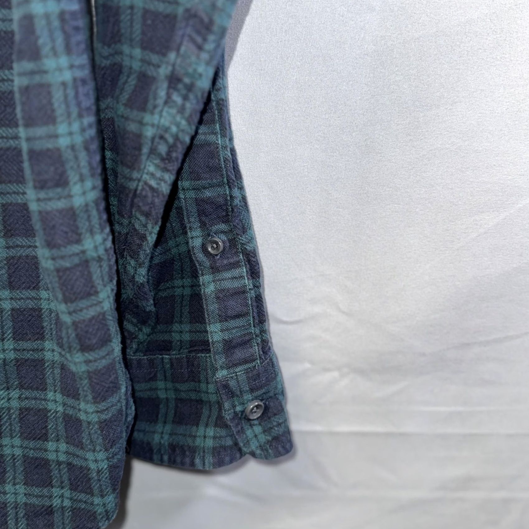 Taylor Stitch Taylor Stitch Shirt Mens Large Green Blue Plaid Button Down Long Sleeve Casual Size US XL / EU 56 / 4 - 3 Thumbnail
