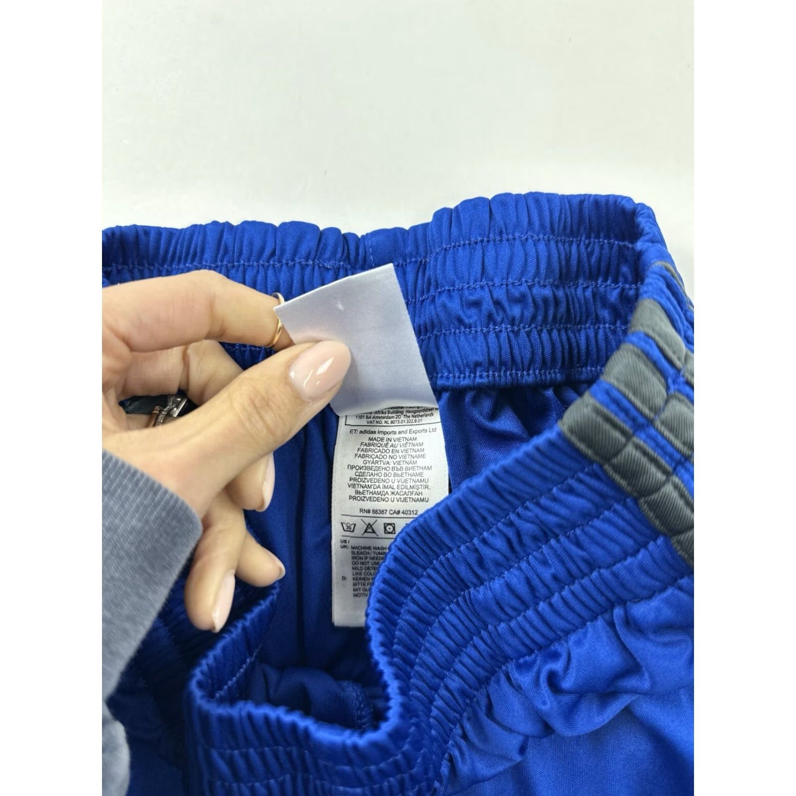Adidas Adidas Shorts Mens Small Blue Athletic Training Basketball Long Size US 29 - 6 Thumbnail
