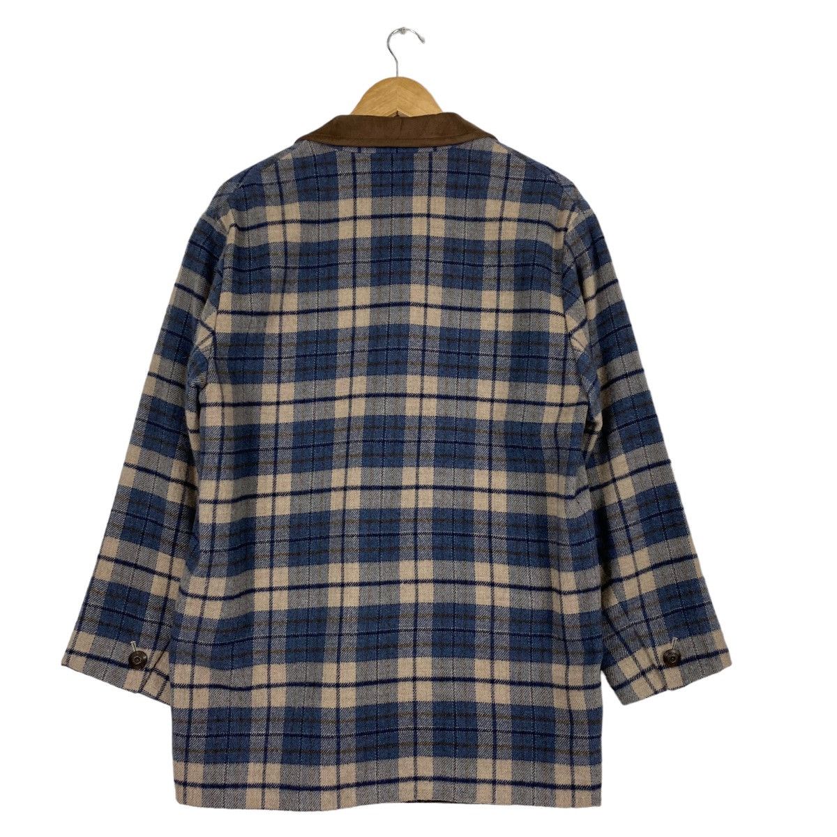 Japanese Brand J.MAC WOOLEN PLAID COAT JACKET Size US L / EU 52-54 / 3 - 9 Thumbnail
