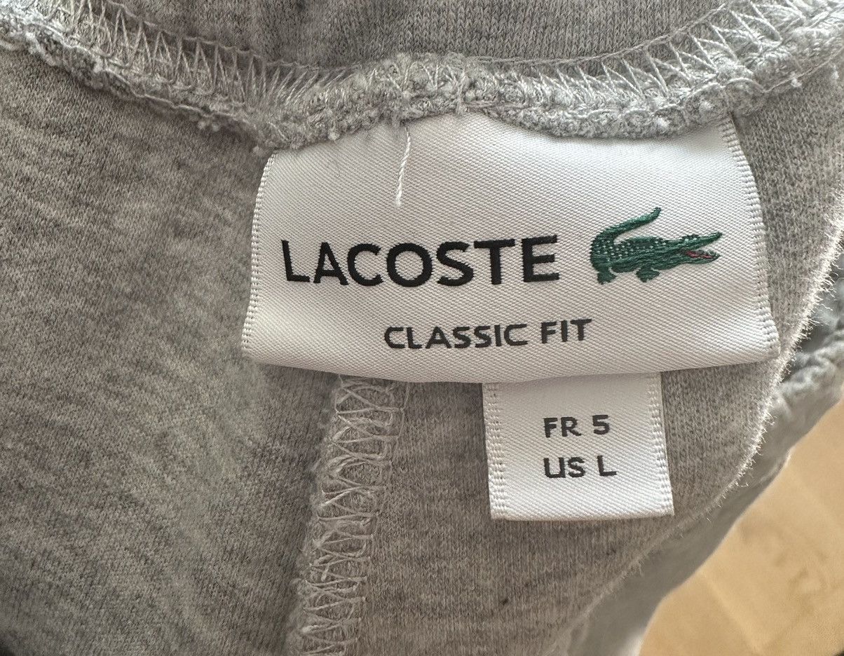 Lacoste Lacoste Slim Fit Joggers (Grey) Size US 32 / EU 48 - 3 Thumbnail