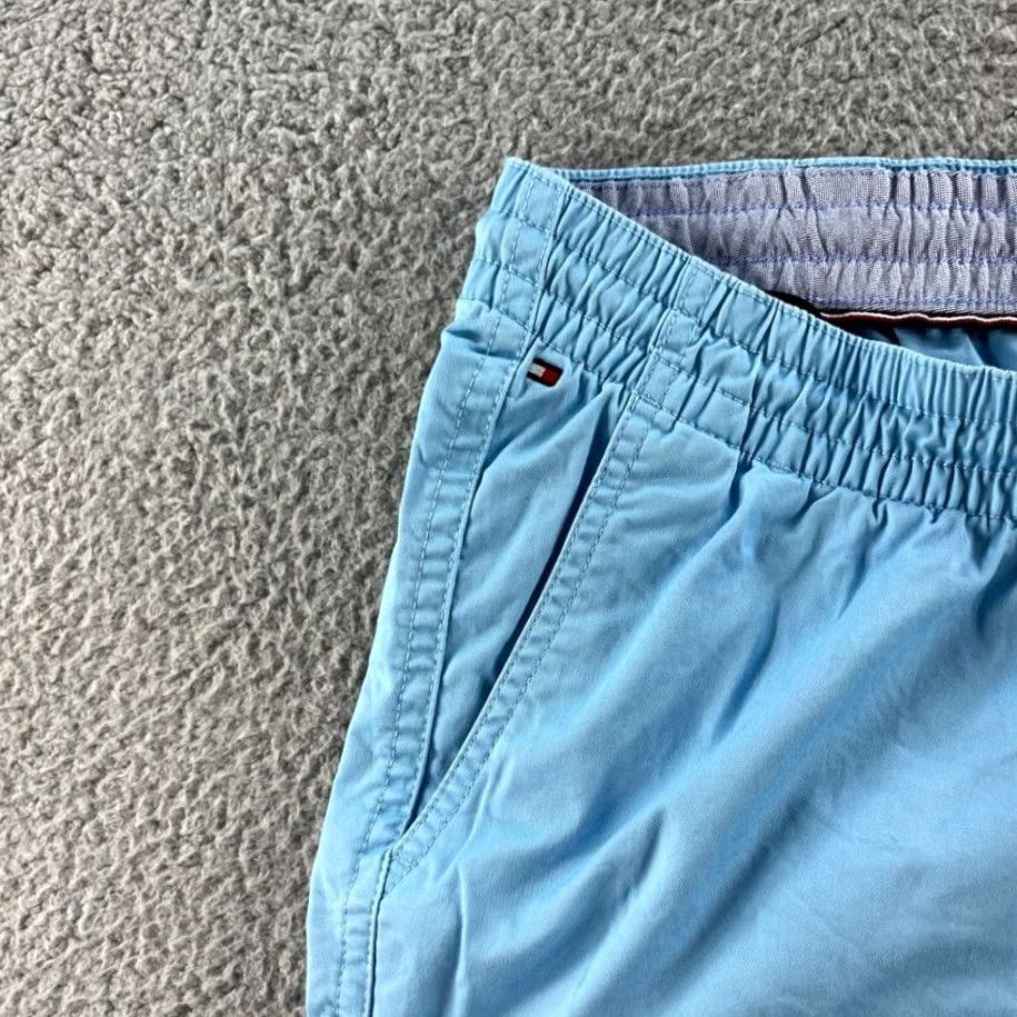 Tommy Hilfiger Tommy Hilfiger Shorts Mens Blue Adaptive Seated Fit Stretch Waist Casual Chino, Drawstring, Relaxed, 33 in Inseam 10.5 in Size US 31 - 4 Thumbnail
