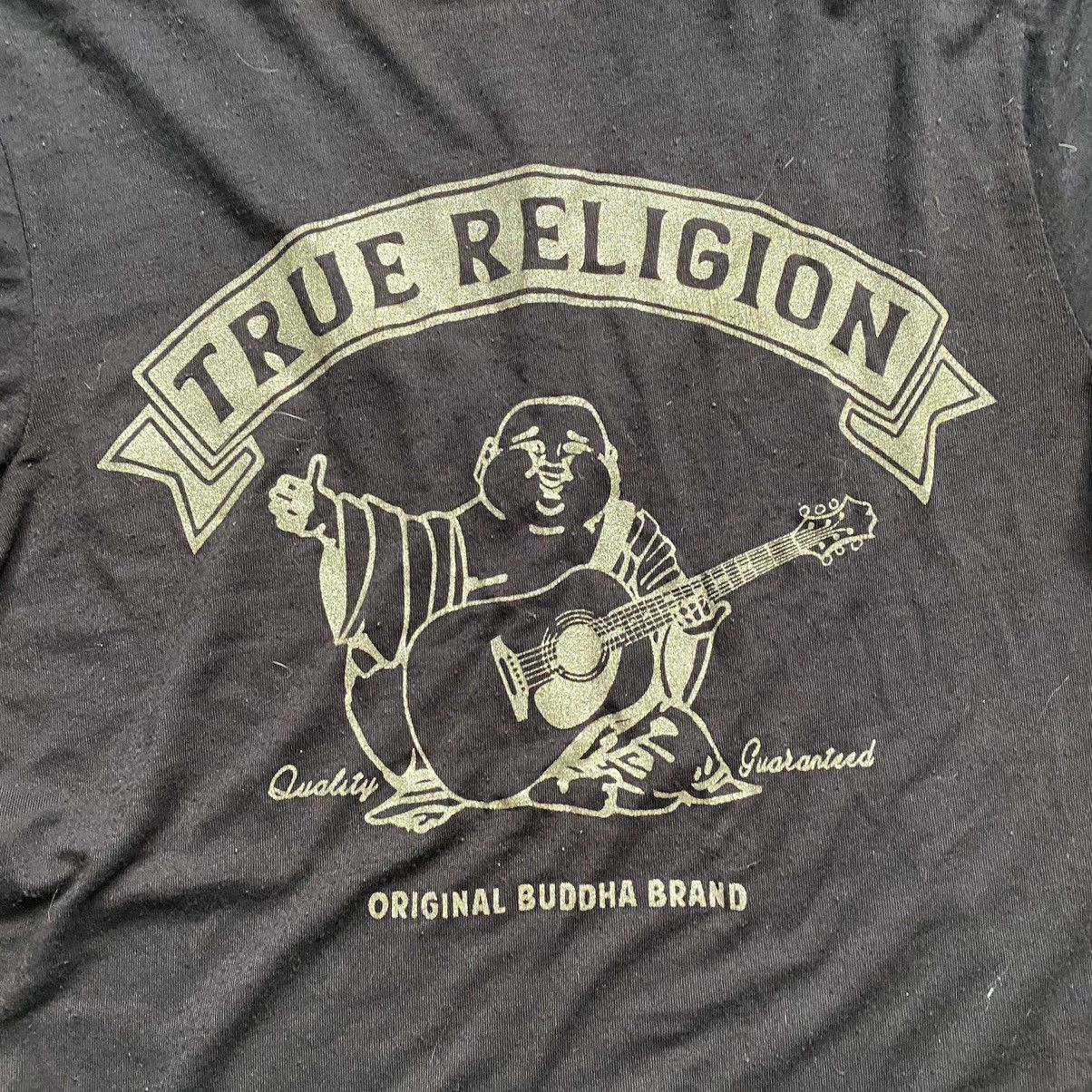 True Religion TRUE RELIGION VINT SLIM V NECK BIG LOGO T SHIRT Size XS / US 0-2 / IT 36-38 - 4 Thumbnail