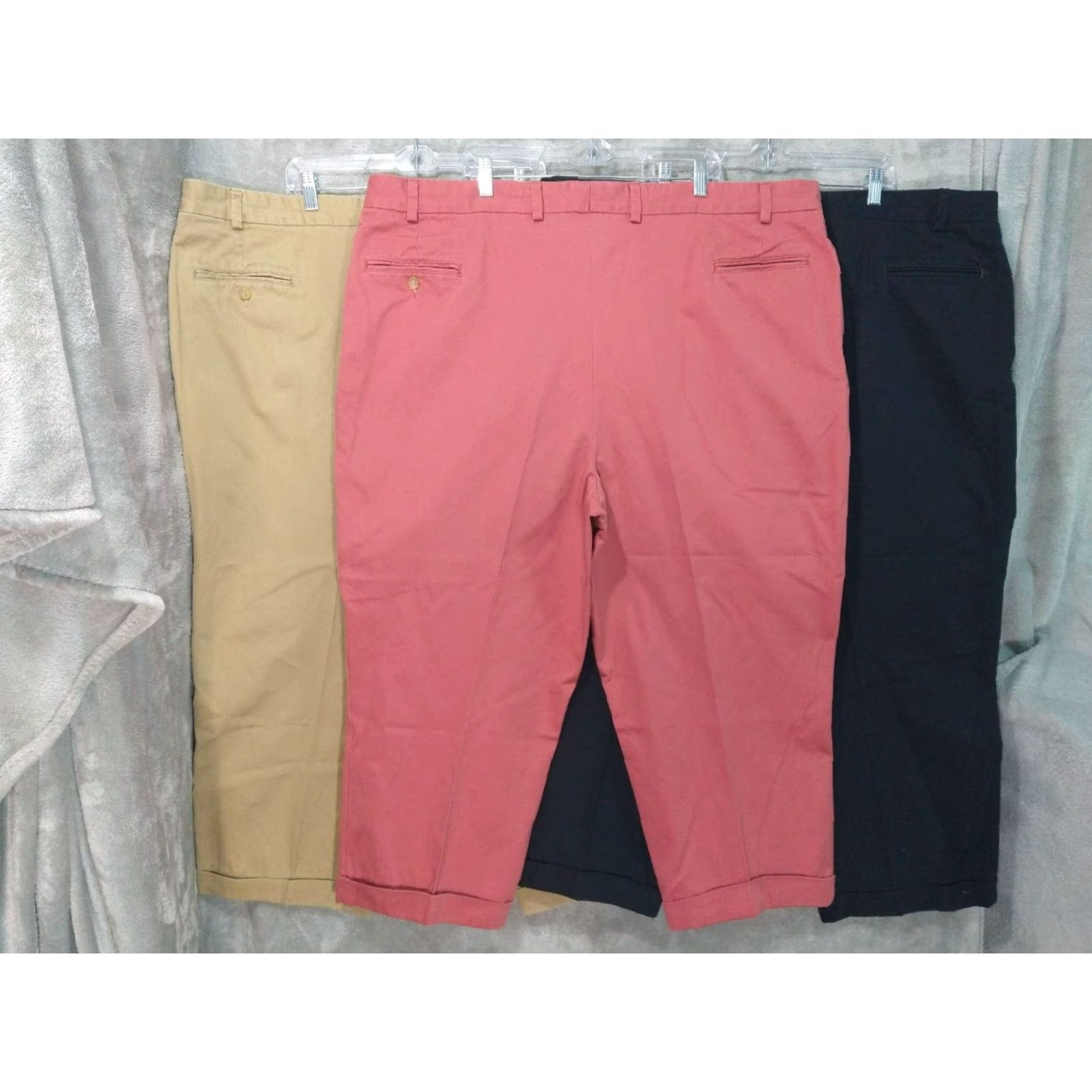 Bills Khakis Bills Khakis Pants Mens 46 x 24 Chino Pleated Twill Cotton Lot of 3 Regular Size US 30 / EU 46 - 2 Thumbnail