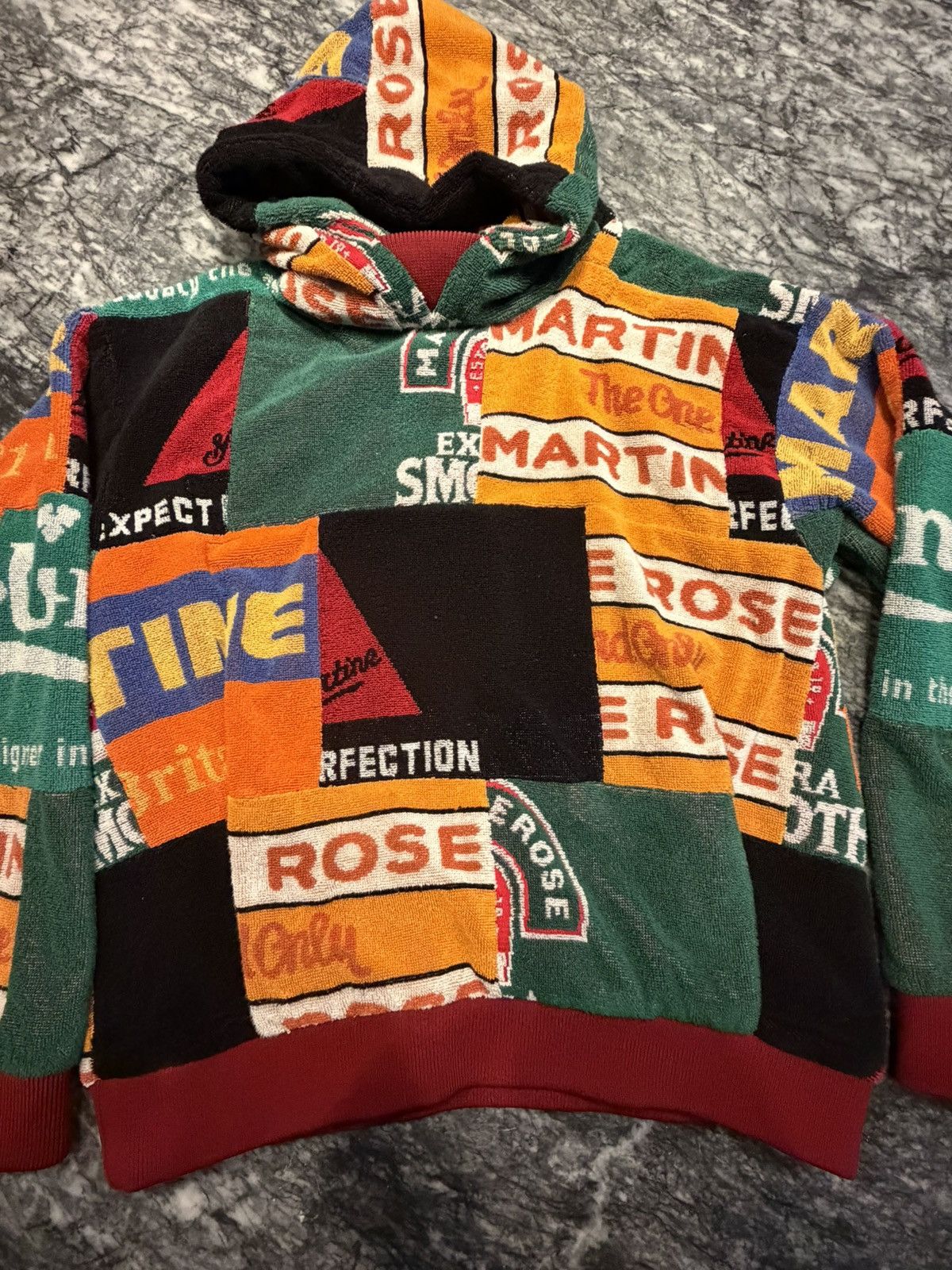Martine Rose Iconic beer mat hoodie. Size US M / EU 48-50 / 2 - 3 Thumbnail