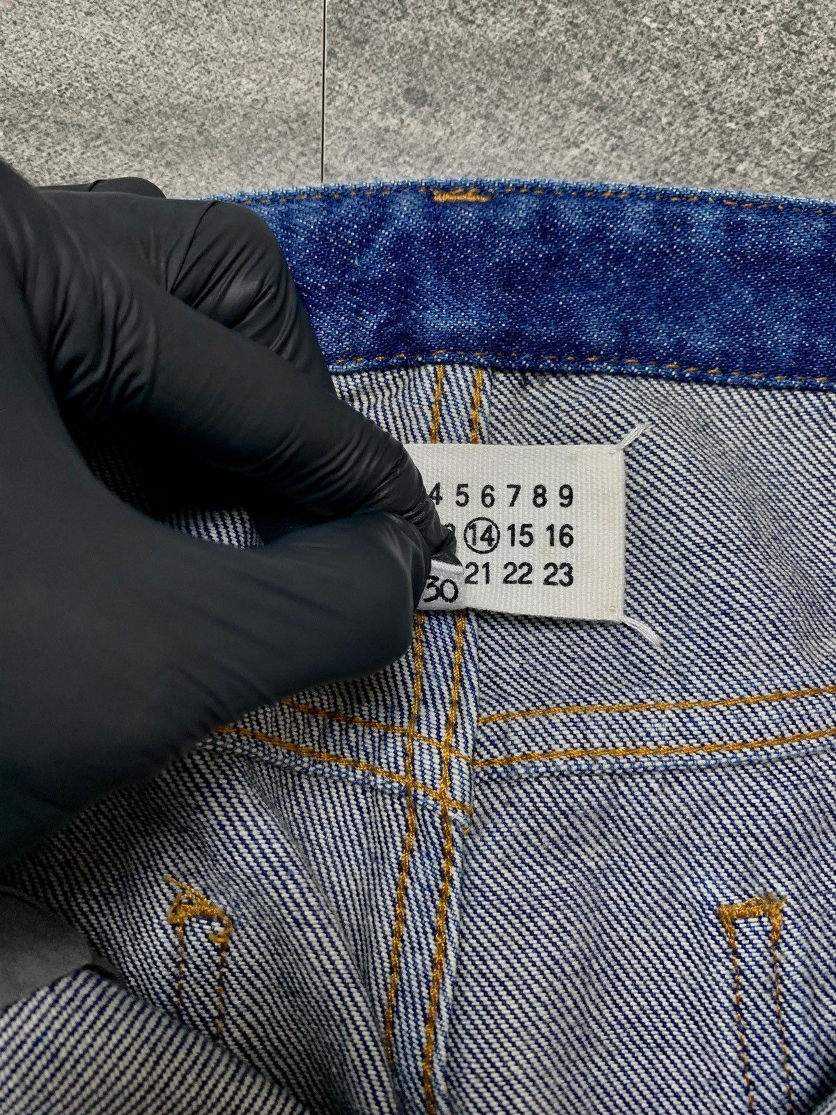 Maison Margiela FREE TAX! Classic Skinny Blue Denim Jeans Size US 30 / EU 46 - 8 Thumbnail