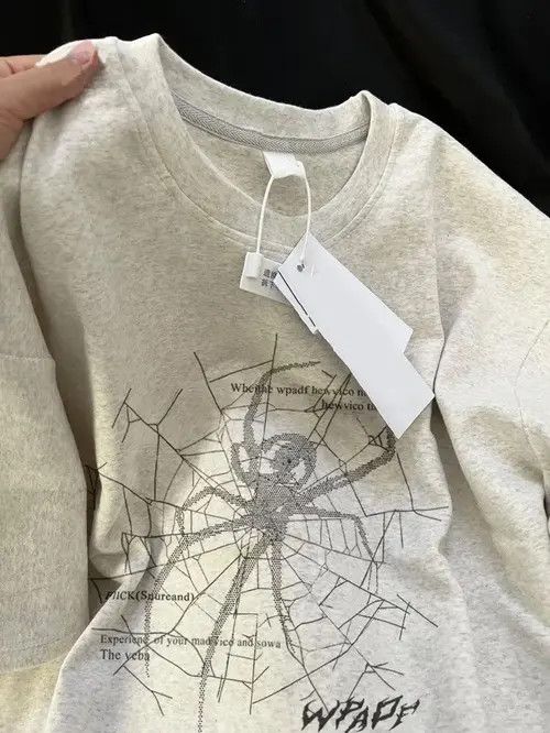 VIBE Spider T-shirt Top Graphic Print Hip Hop Harajuku style Size US L / EU 52-54 / 3 - 2 Thumbnail